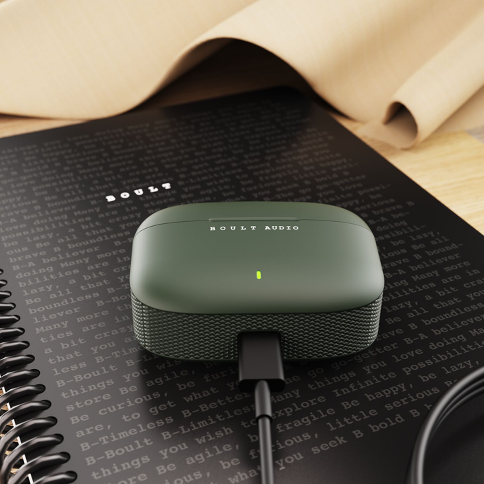 GOBOULT X10 Pro TWS Earbuds with Environmental Noise Cancellation (IPX5 Water Resistant, Fast Charging, Green)_17