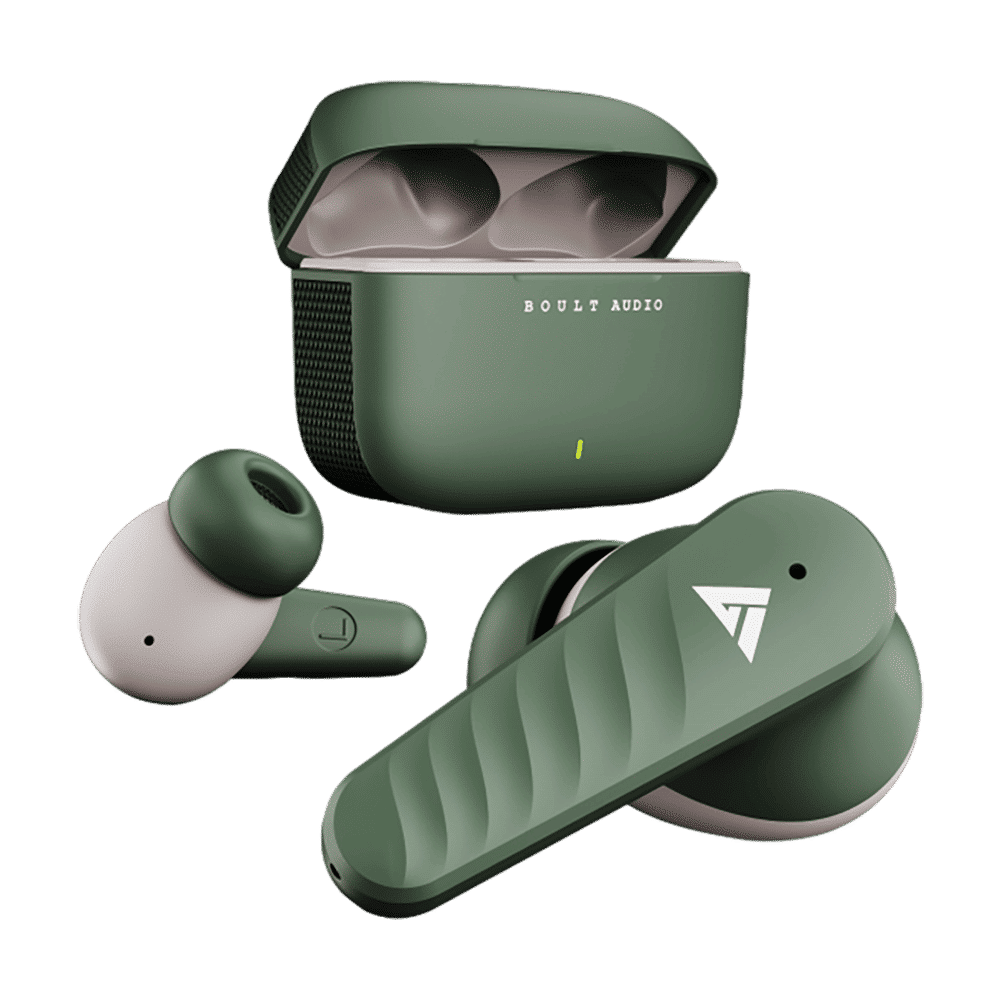 GOBOULT X10 Pro TWS Earbuds with Environmental Noise Cancellation (IPX5 Water Resistant, Fast Charging, Green)_4