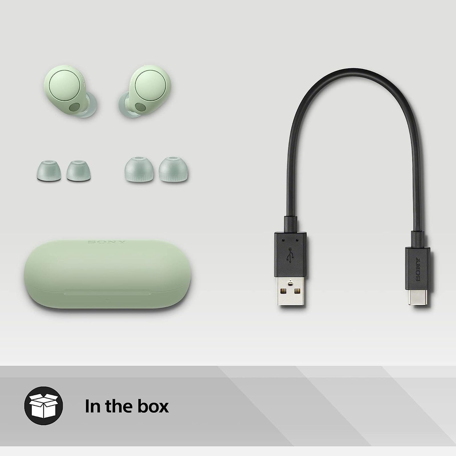 SONY WF-C700N TWS Earbuds with Environmental Noise Cancellation (IPX4 Water Resistant, 15 Hours Playback, Green)_5