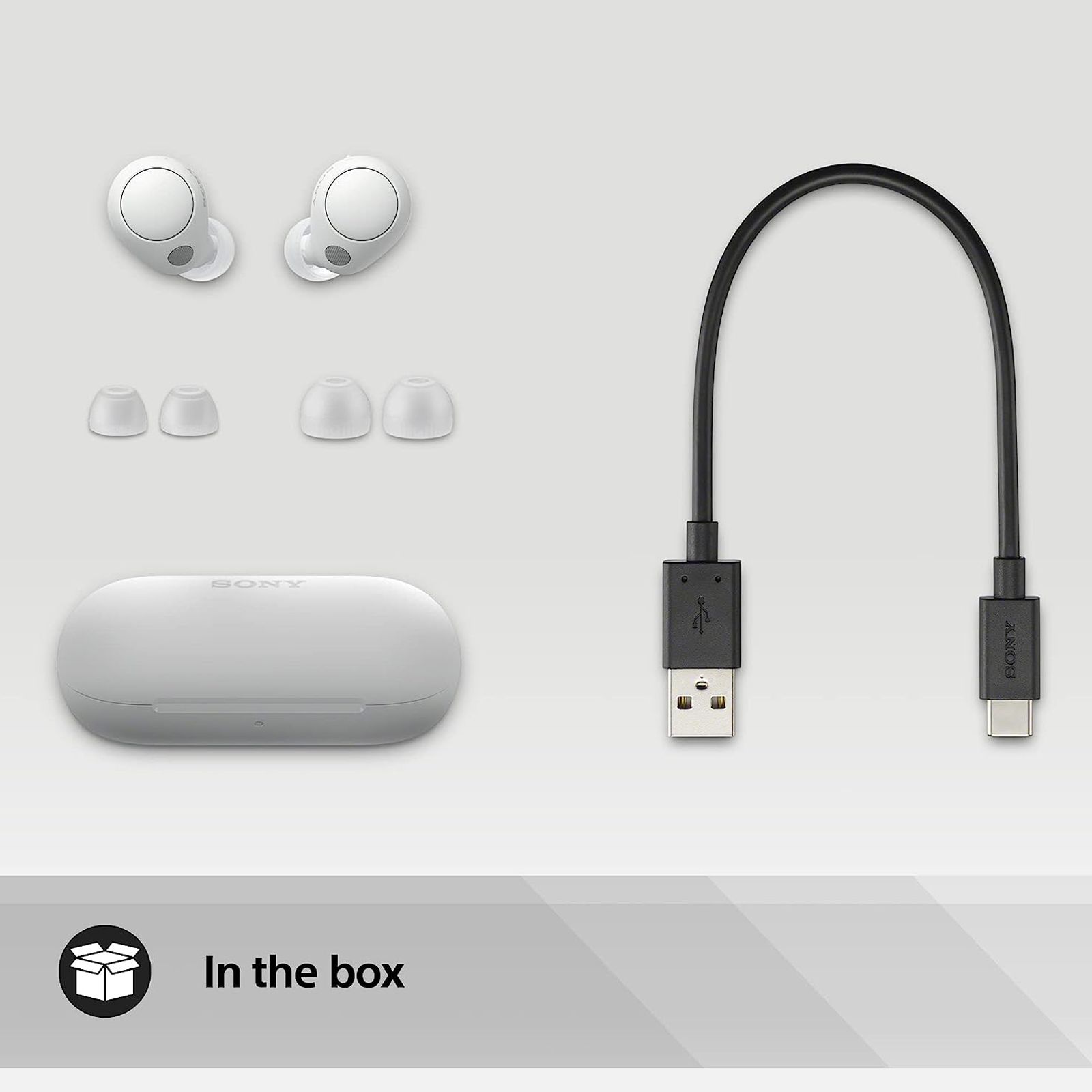 SONY WF-C700N TWS Earbuds with Environmental Noise Cancellation (IPX4 Water Resistant, 15 Hours Playback, White)_5