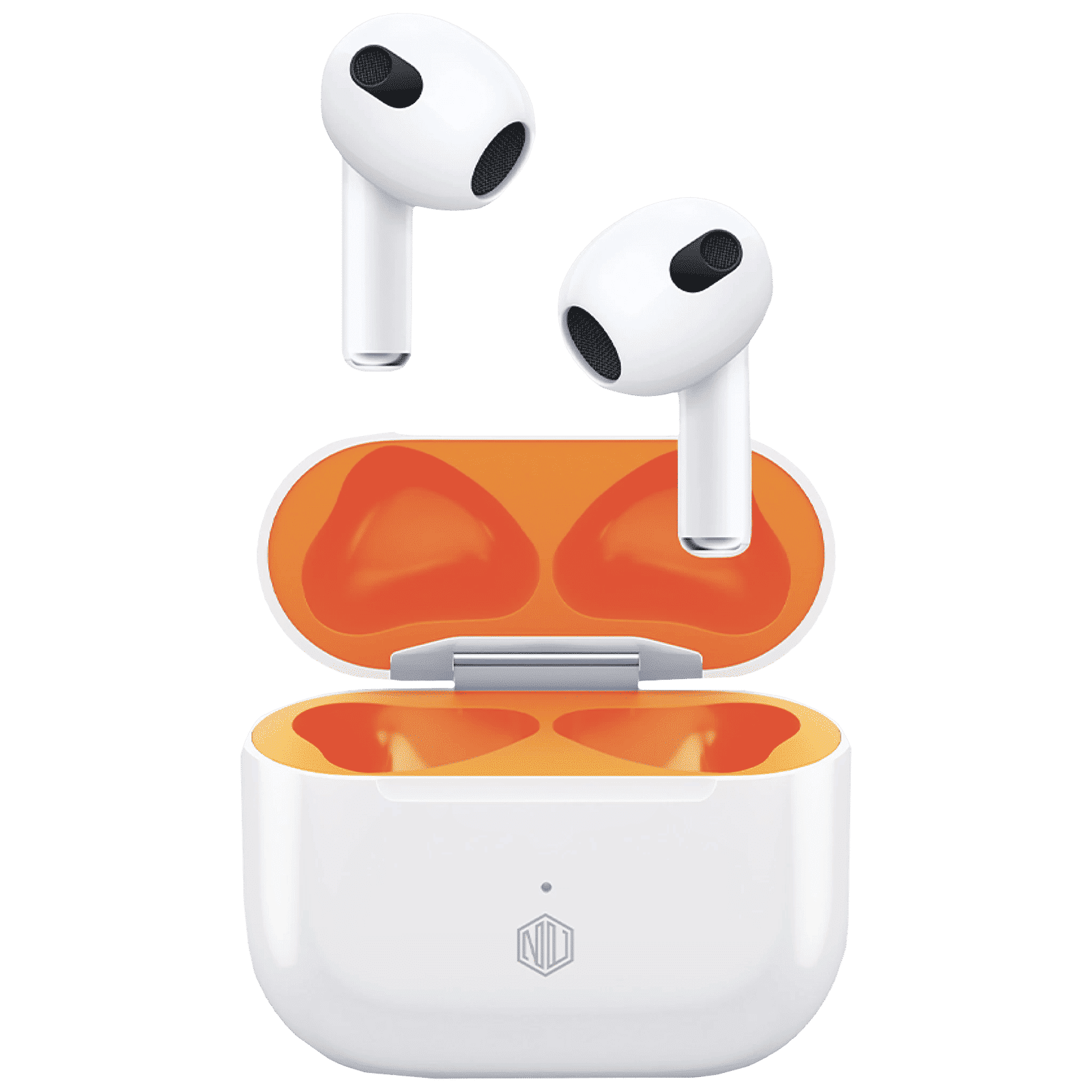 Nu Republic Urban 4 TWS Earbuds with Environmental Noise Cancellation (IPX4 Water Resistant, X-Bass Technology, Orange)_1