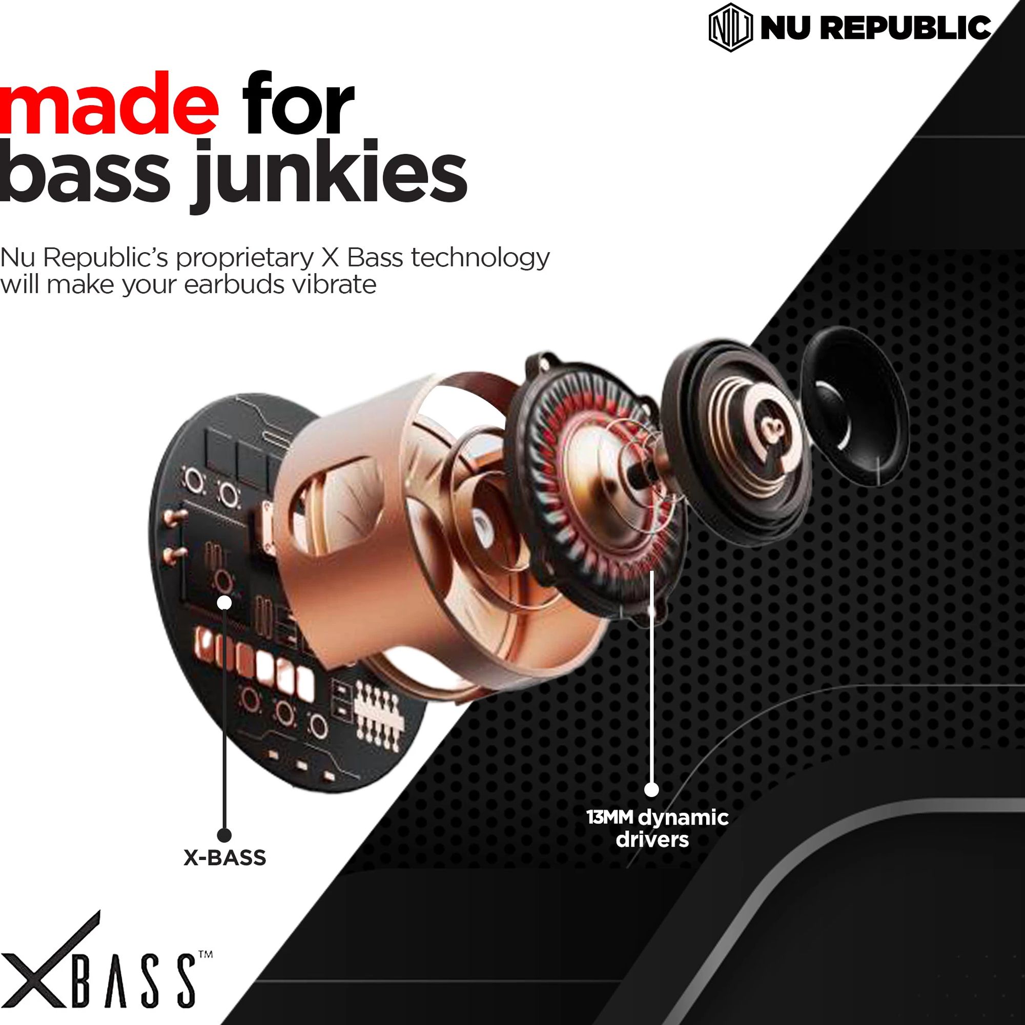 Nu Republic Urban 4 TWS Earbuds with Environmental Noise Cancellation (IPX4 Water Resistant, X-Bass Technology, Orange)_4
