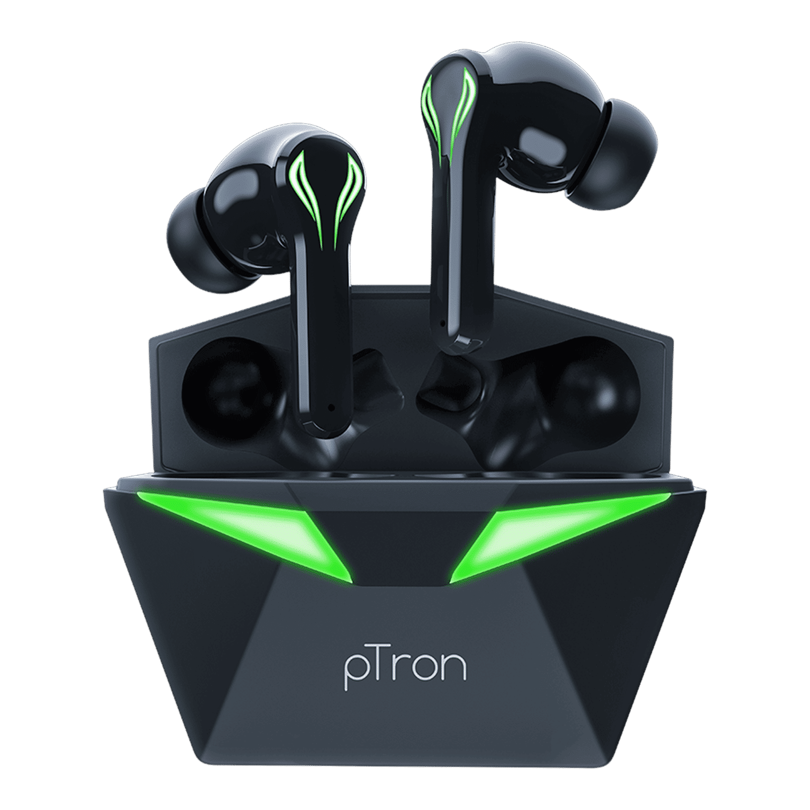 pTron Basspods Quest TWS Earbuds with Passive Noise Cancellation (IPX4 Water Resistant, 13mm Dynamic Drivers, Black) pTron Basspods Quest TWS Earbuds with Passive Noise Cancellation (IPX4 Water Resistant, 13mm Dynamic Drivers, Black)_1