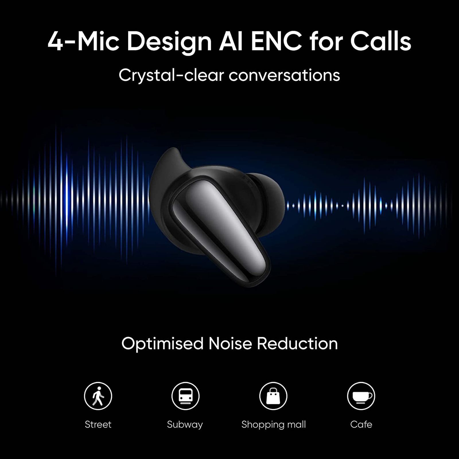 realme Buds Air 3S TWS Earbuds with Environmental Noise Cancellation (IPX5 Water Resistant, 11mm Triple Titanium Driver, Bass Black)_10