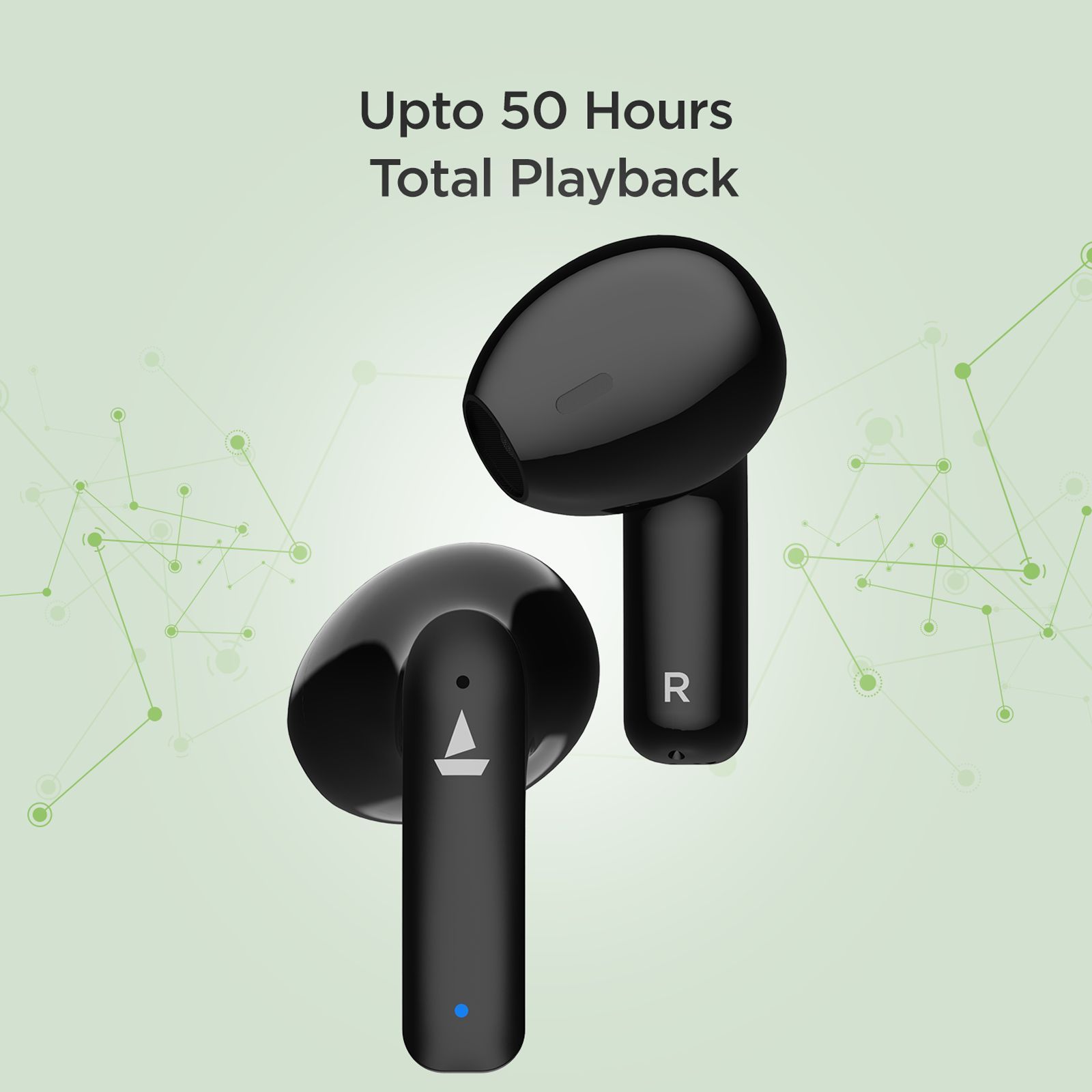 boAt Airdopes 100 TWS Earbuds with Environmental Noise Cancellation (IPX4 Water Resistant, ASAP Charge, Opal Black) boAt Airdopes 100 TWS Earbuds with Environmental Noise Cancellation (IPX4 Water Resistant, ASAP Charge, Opal Black)_6
