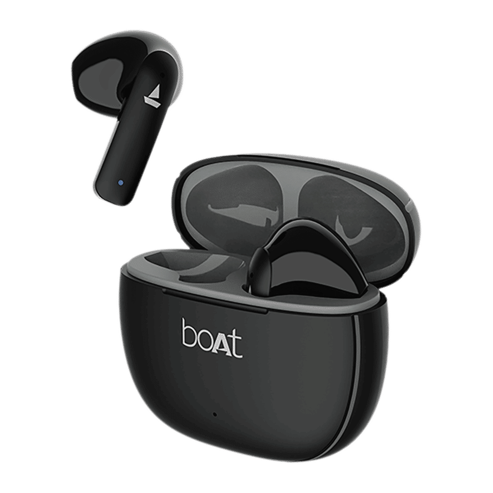 boAt Airdopes 100 TWS Earbuds with Environmental Noise Cancellation (IPX4 Water Resistant, ASAP Charge, Opal Black) boAt Airdopes 100 TWS Earbuds with Environmental Noise Cancellation (IPX4 Water Resistant, ASAP Charge, Opal Black)_4