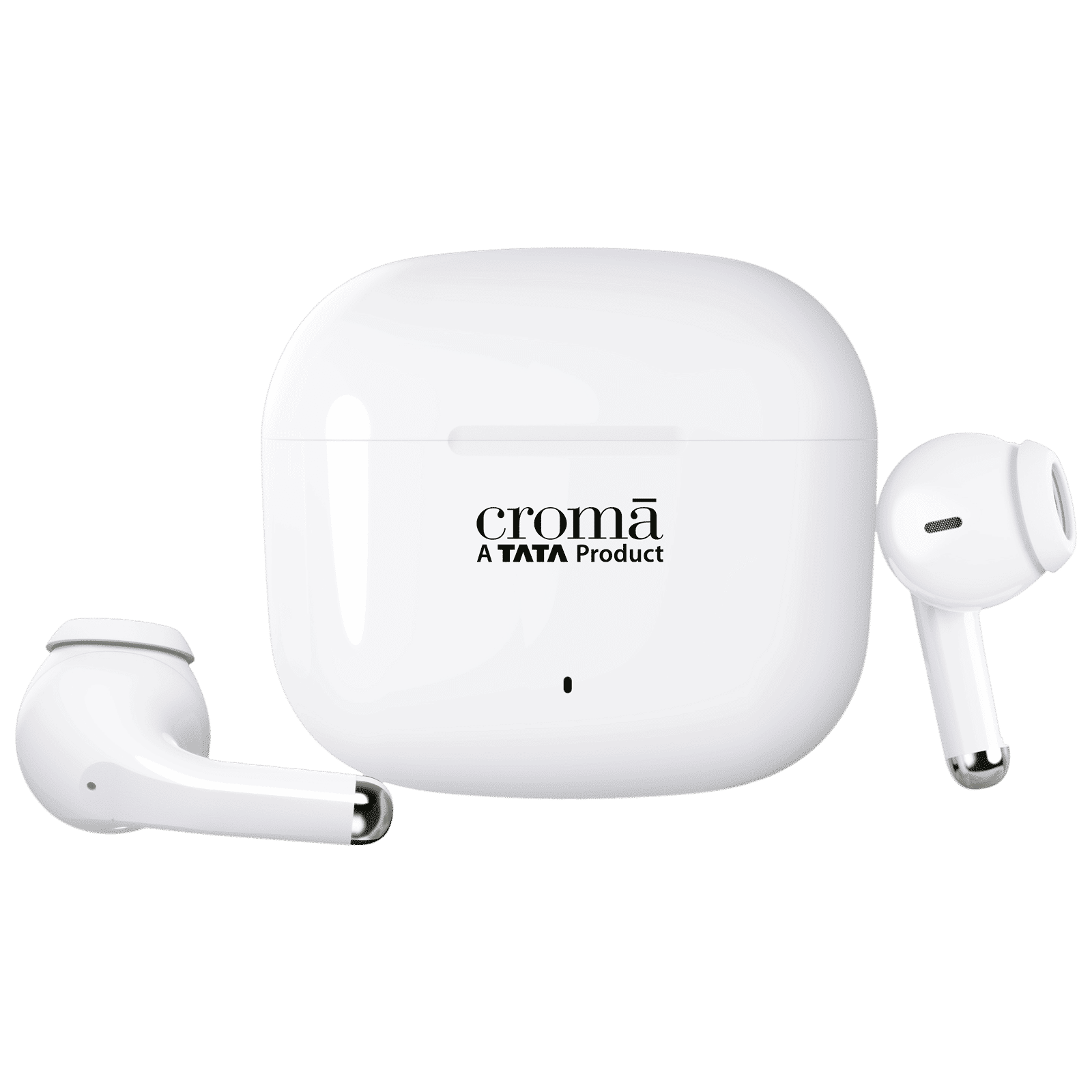 Croma IN 101 TWS Earbuds with Passive Noise Cancellation (IPX4 Water Resistant, 28 Hours Playback White)_10