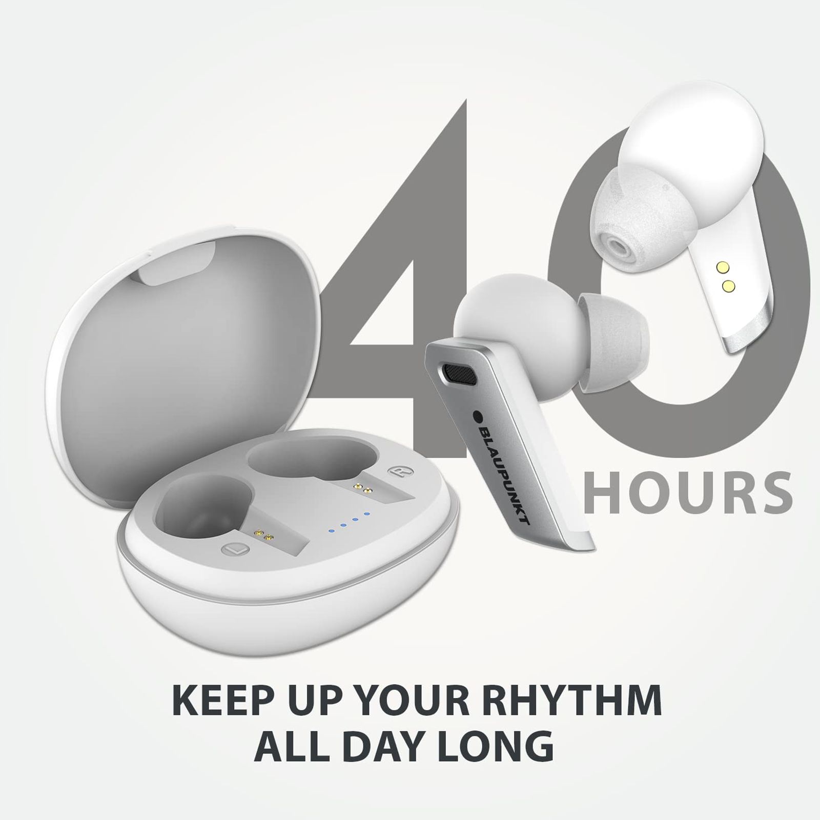 Blaupunkt BTW300 TWS Earbuds with Environmental Noise Cancellation (IPX5 Sweat Resistant, TurboVolt Charging, White)_2