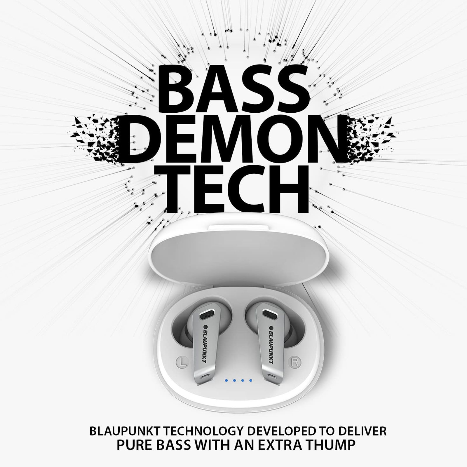 Blaupunkt BTW300 TWS Earbuds with Environmental Noise Cancellation (IPX5 Sweat Resistant, TurboVolt Charging, White)_3