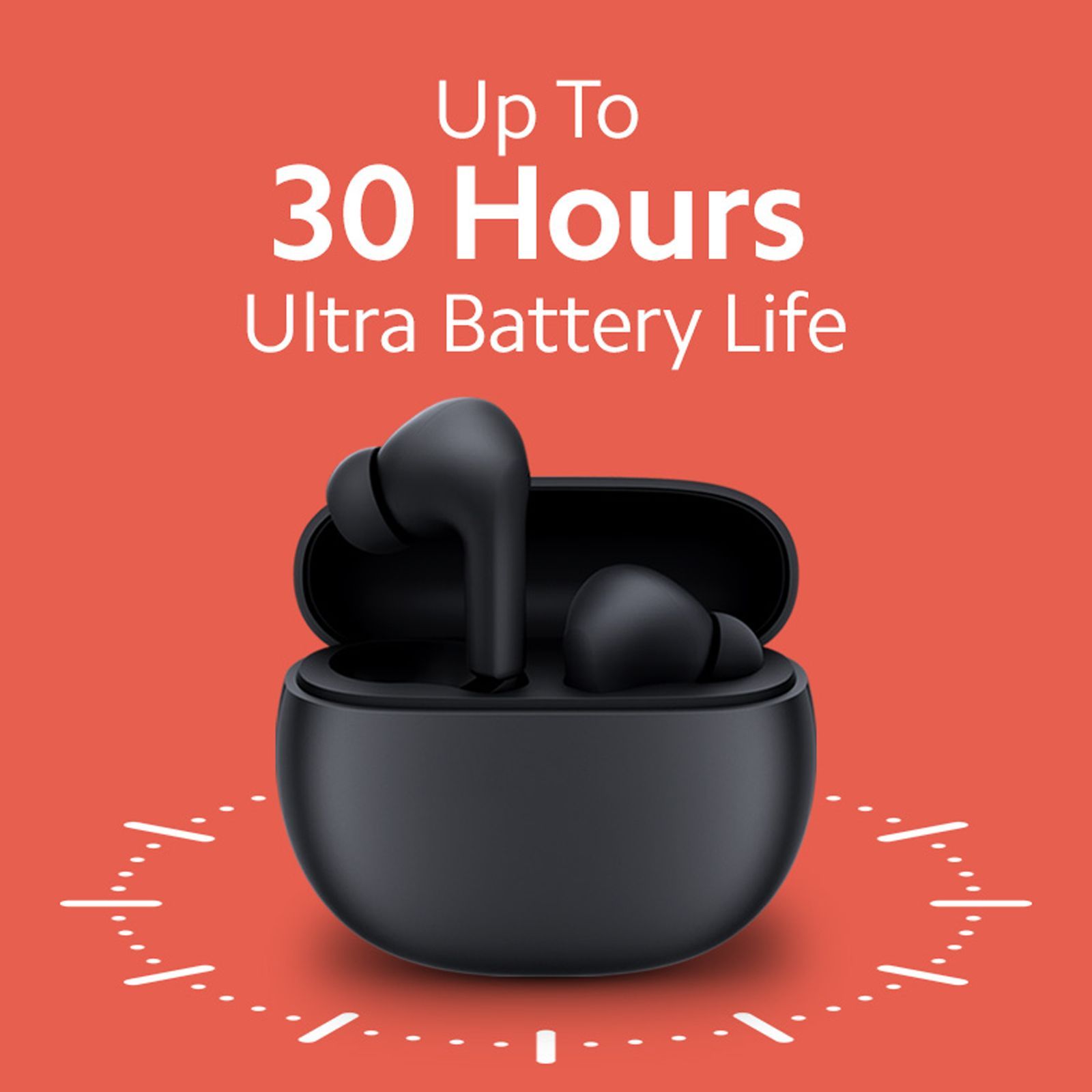 Redmi Buds 4 Active M2232E1 TWS Earbuds with Environmental Noise Cancellation (IPX4 Water Resistant, Fast Charging, Bass Black)_5