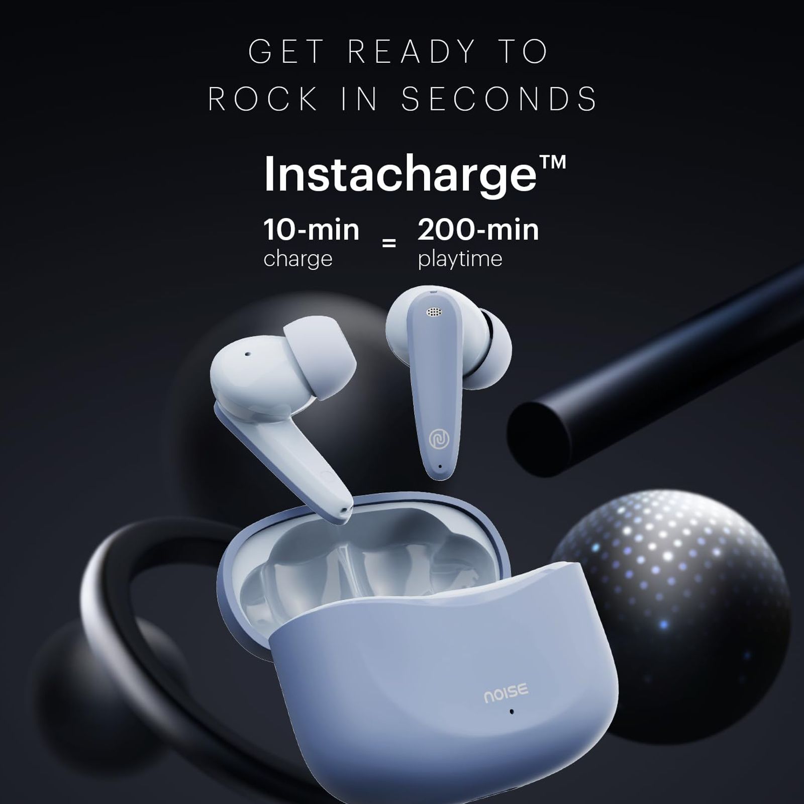 noise Buds VS106 TWS Earbuds with Environmental Noise Cancellation (IPX5 Water Resistant, Instacharge, Sky Blue)_4