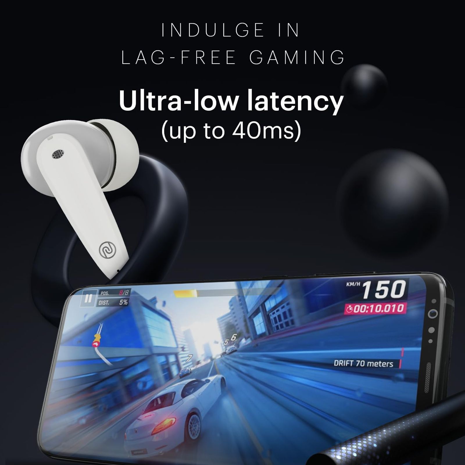 noise Buds VS106 TWS Earbuds with Environmental Noise Cancellation (IPX5 Water Resistant, Instacharge, Cloud White)_6