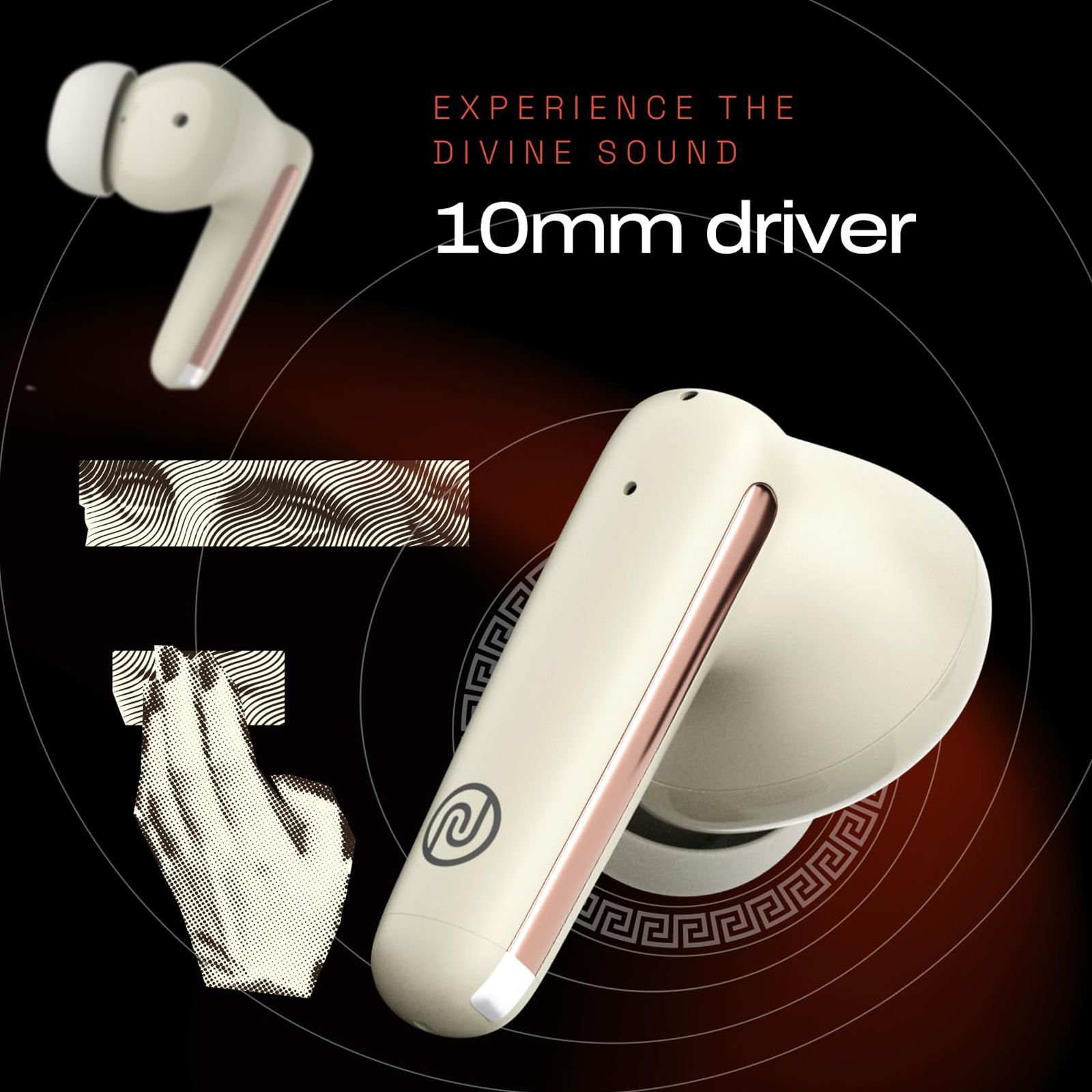 noise Buds Venus TWS Earbuds with Active Noise Cancellation (IPX5 Water Resistant, Instacharge, Lunar Ivory) noise Buds Venus TWS Earbuds with Active Noise Cancellation (IPX5 Water Resistant, Instacharge, Lunar Ivory)_7