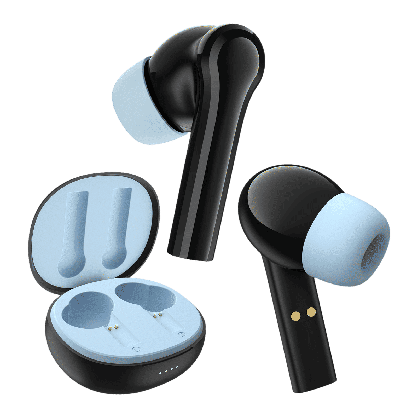 Mivi DuoPods N4 TEDPN4CB TWS Earbuds with Environmental Noise Cancellation (13mm Electroplated Drivers, Black)_12