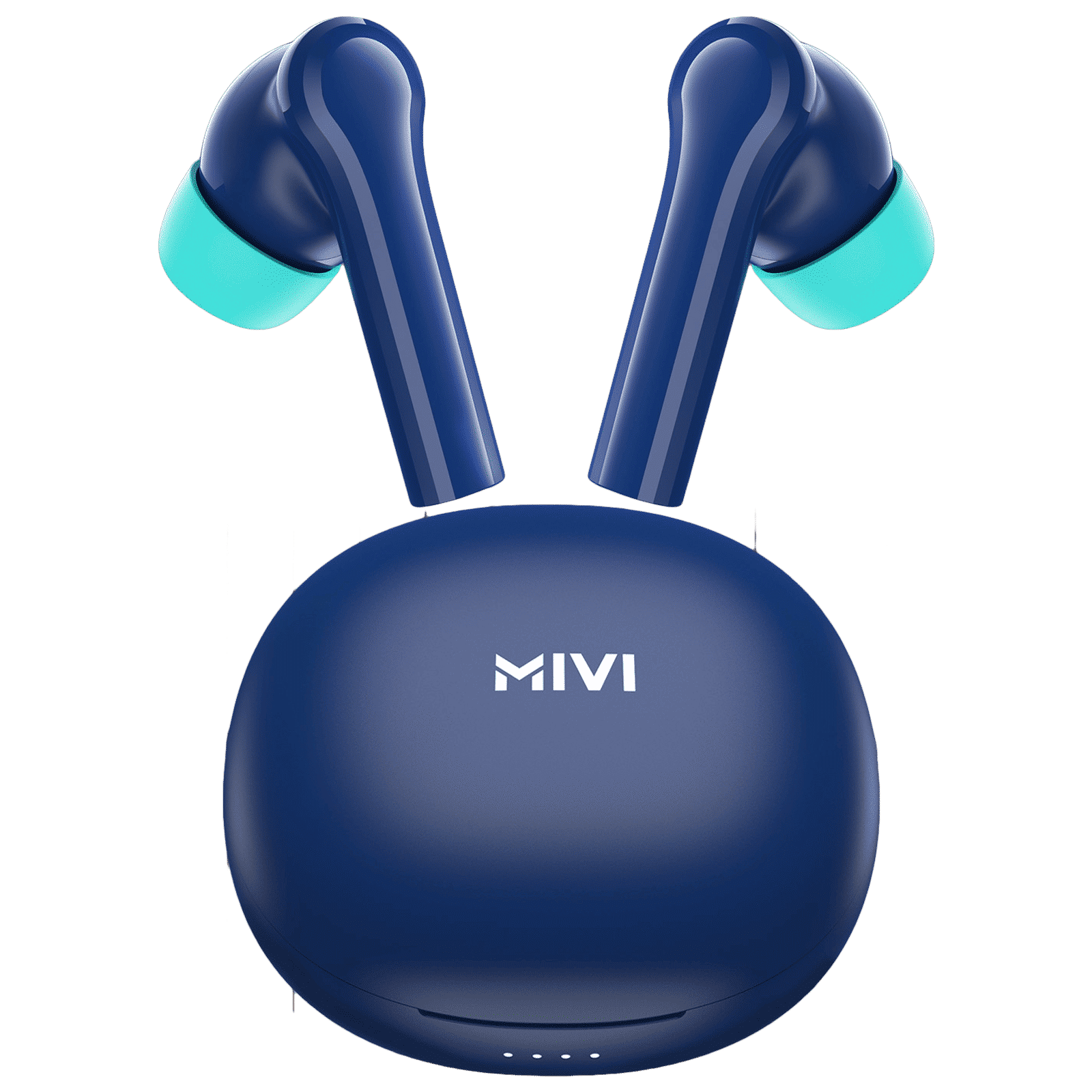 Mivi DuoPods N4 TEDPN4AB TWS Earbuds with AI Noise Cancellation (13mm Electroplated Drivers, Blue)_1