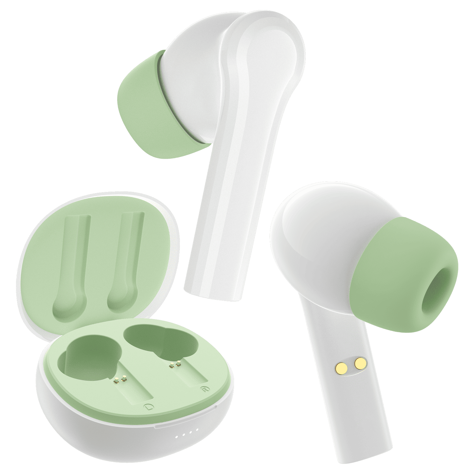 Mivi DuoPods N4 TEDPN4LW TWS Earbuds with AI Noise Cancellation (13mm Electroplated Drivers, White)_3