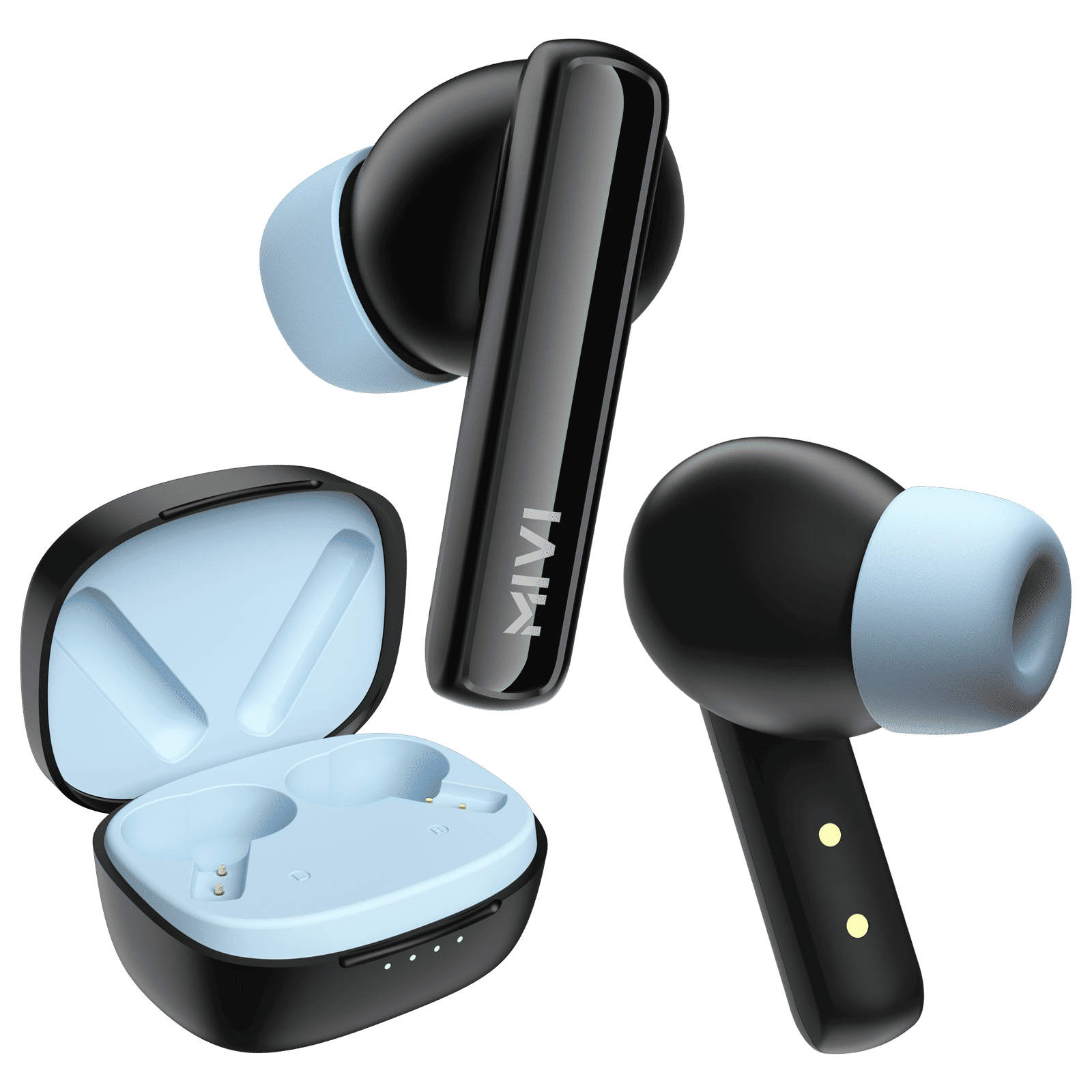 Mivi DuoPods N2 TWS Earbuds with AI Noise Cancellation (IPX4 Water Resistant, Fast Charging, Black) Mivi DuoPods N2 TWS Earbuds with AI Noise Cancellation (IPX4 Water Resistant, Fast Charging, Black)_3