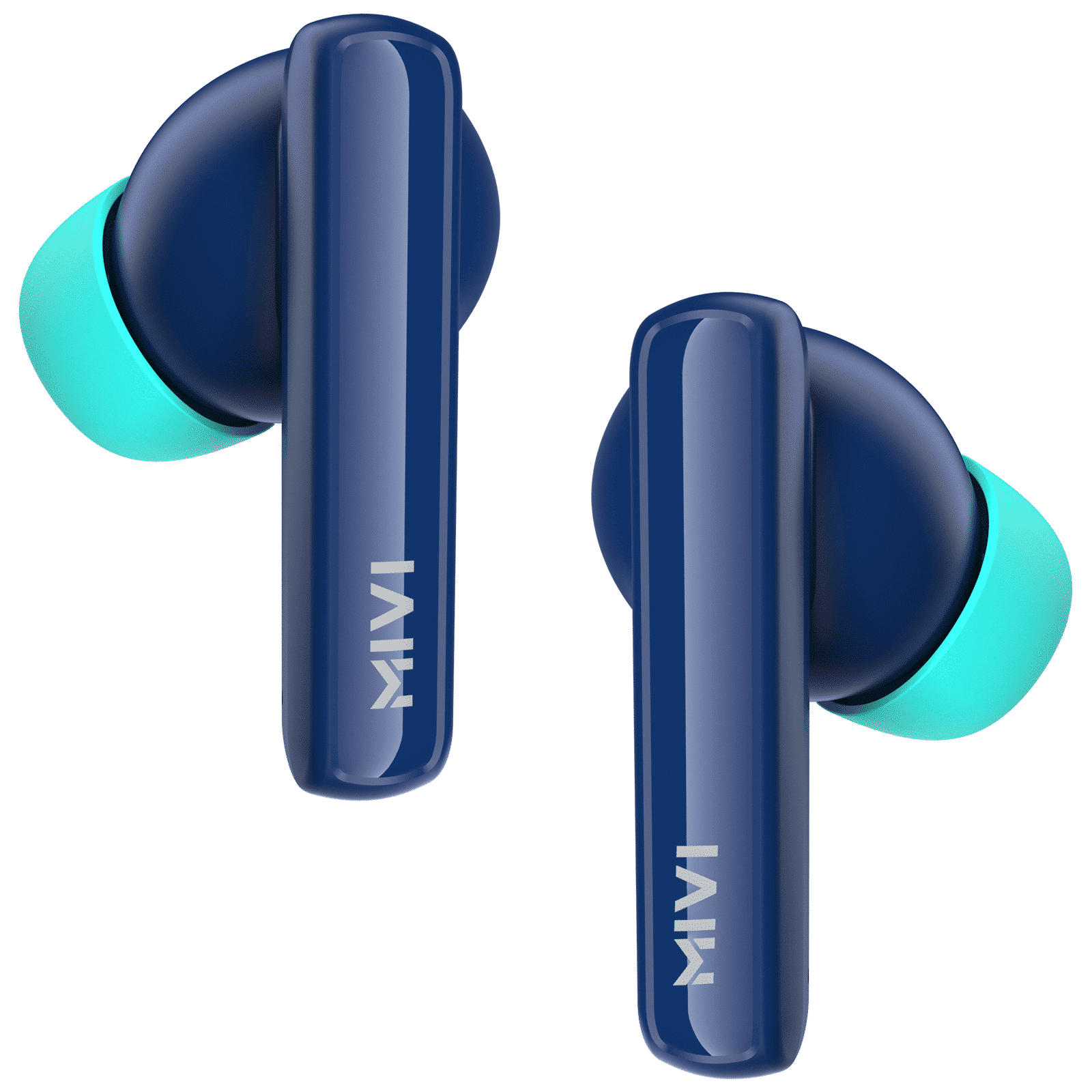 Mivi DuoPods N2 TWS Earbuds with AI Noise Cancellation (IPX4 Water Resistant, Fast Charging, Blue)_2