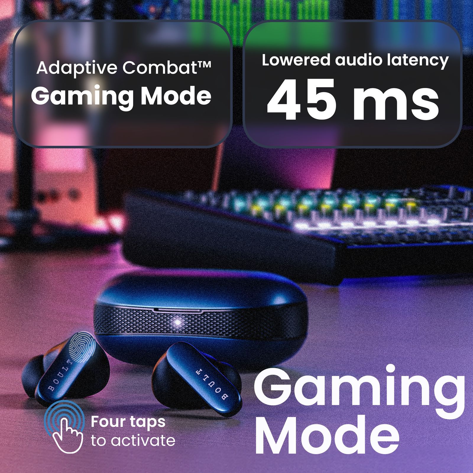 GOBOULT AirBass Y1 Pro TWS Earbuds with Environmental Noise Cancellation (Fast Charging, Blue)_6