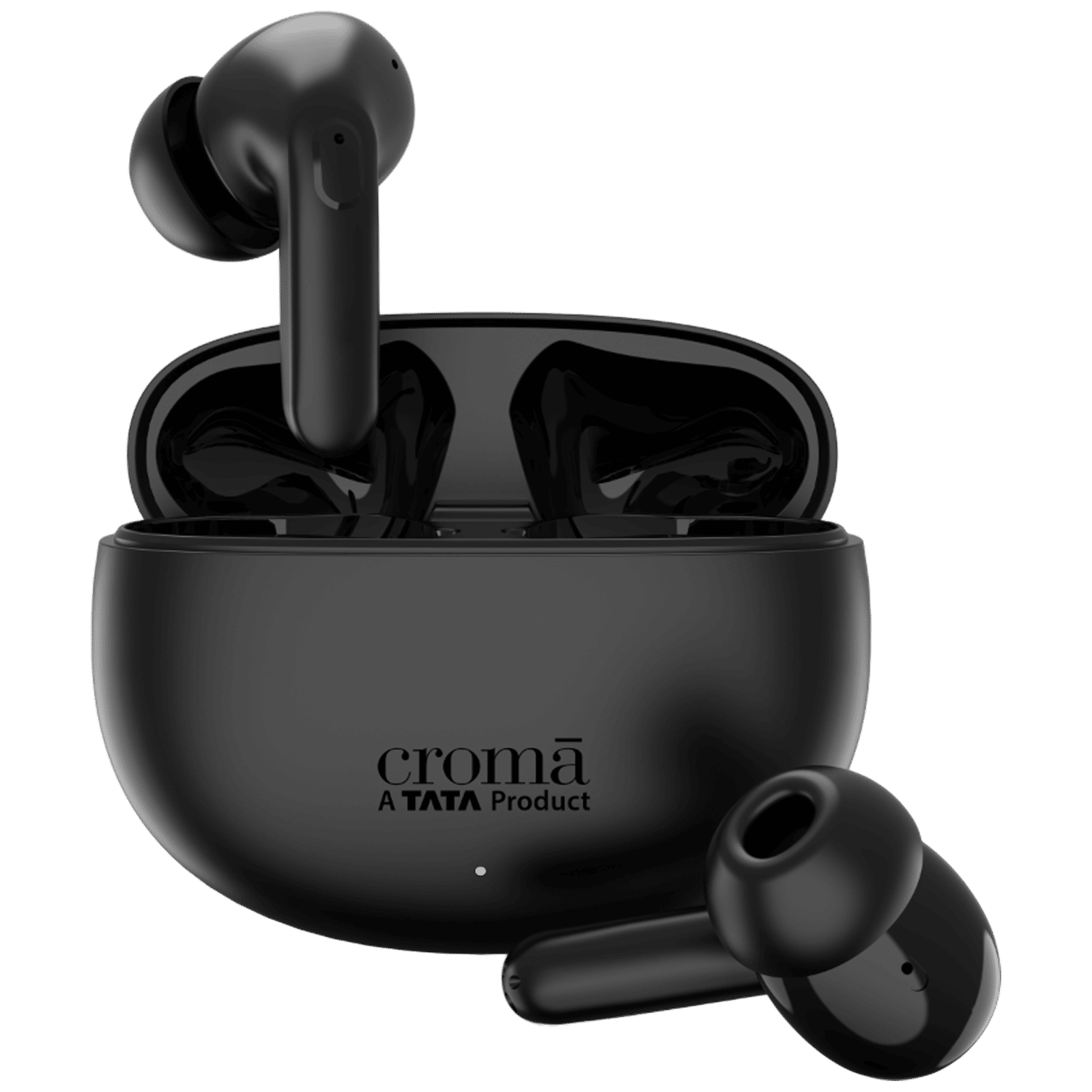 Croma CRSE045EPA030201 TWS Earbuds with Environmental Noise Cancellation (IPX4 Water Resistant, Siri & Google Voice Assistant, Black) Croma CRSE045EPA030201 TWS Earbuds with Environmental Noise Cancellation (IPX4 Water Resistant, Siri & Google Voice Assistant, Black)_5