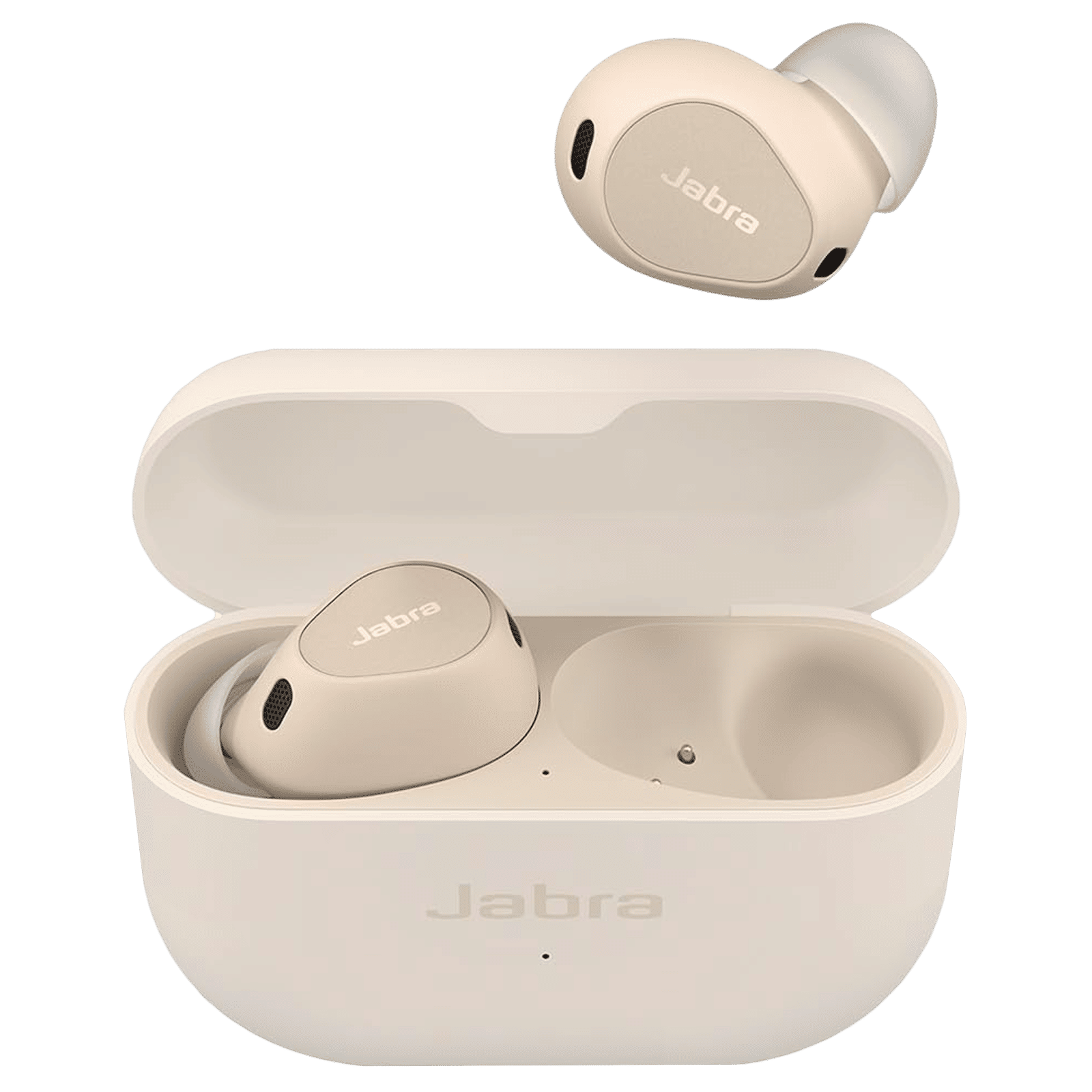 Jabra Elite 10 TWS Earbuds with Active Noise Cancellation (IP54 Water Resistant, Fast Charging, Cream)_1