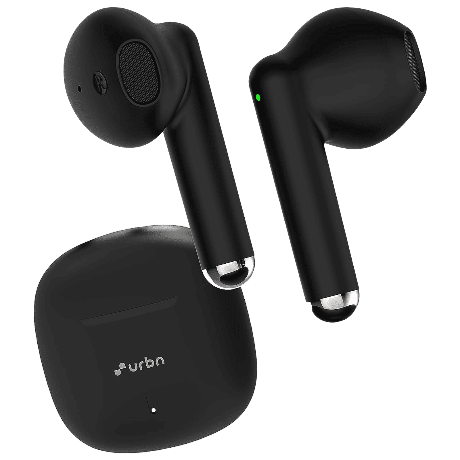 urbn Beat 400 TWS Earbuds with Noise Isolation (IPX5 Water Resistant, Fast Charging, Black)_1