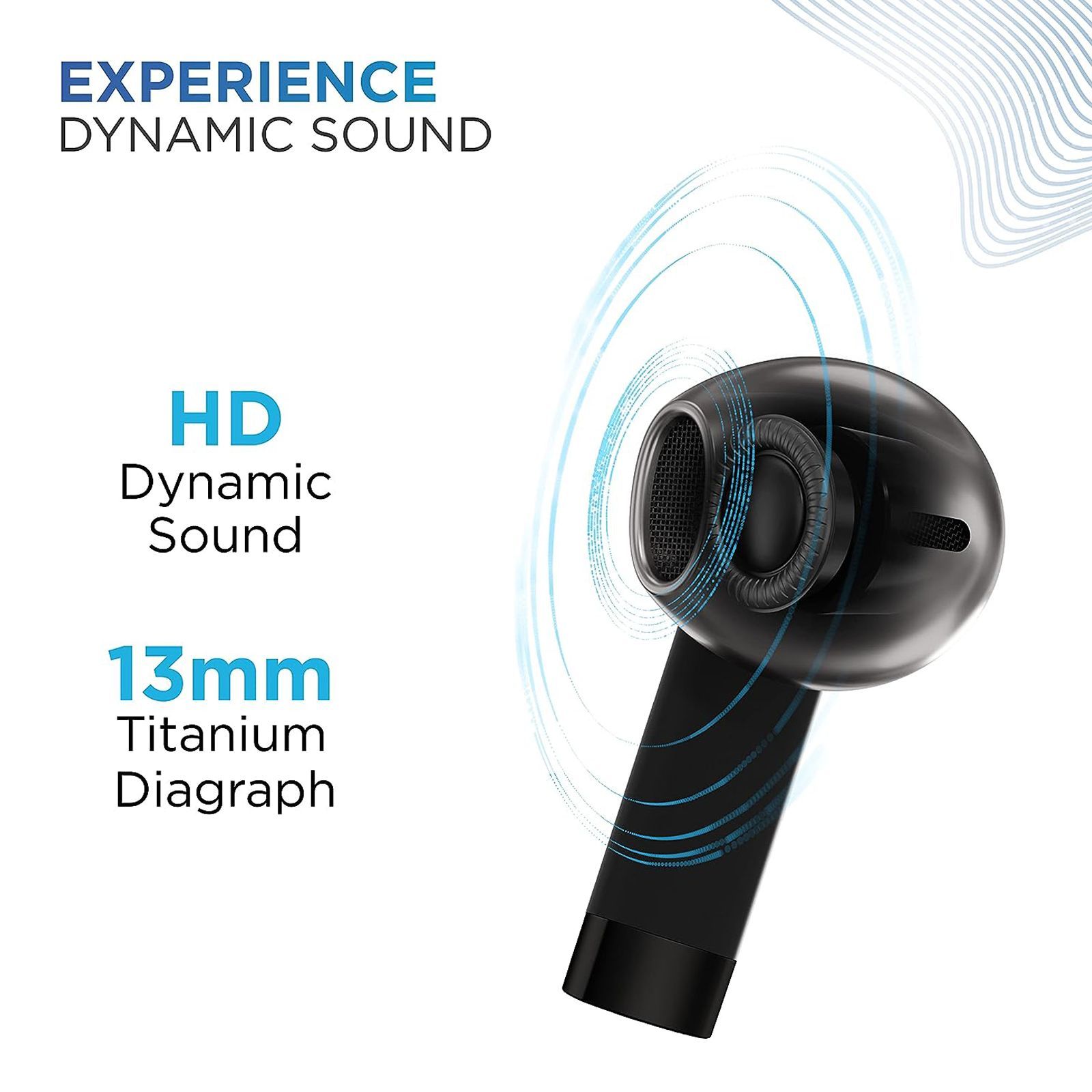 urbn Beat 800 TWS Earbuds with Environmental Noise Cancellation (IPX5 Water Resistant, Fast Charging, Black)_7