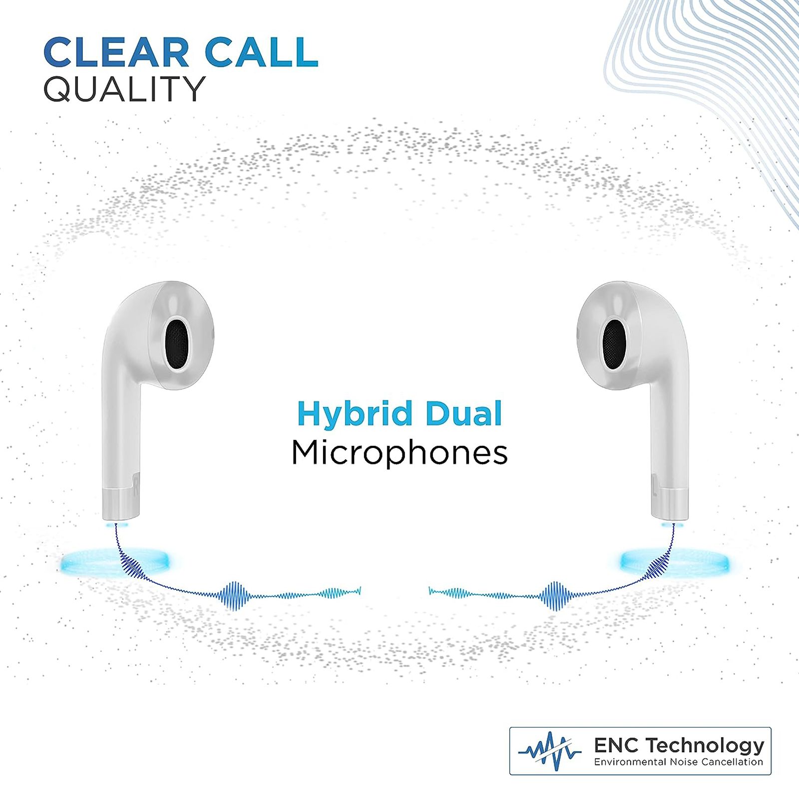 urbn Beat 800 TWS Earbuds with Environmental Noise Cancellation (IPX5 Water Resistant, Fast Charging, White)_4