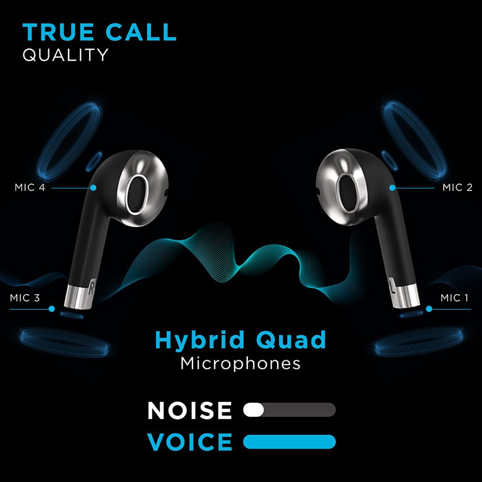 urbn Beat 800 Pro TWS Earbuds with Noise Isolation (IPX5 Water Resistant, Fast Charging, Black)_4