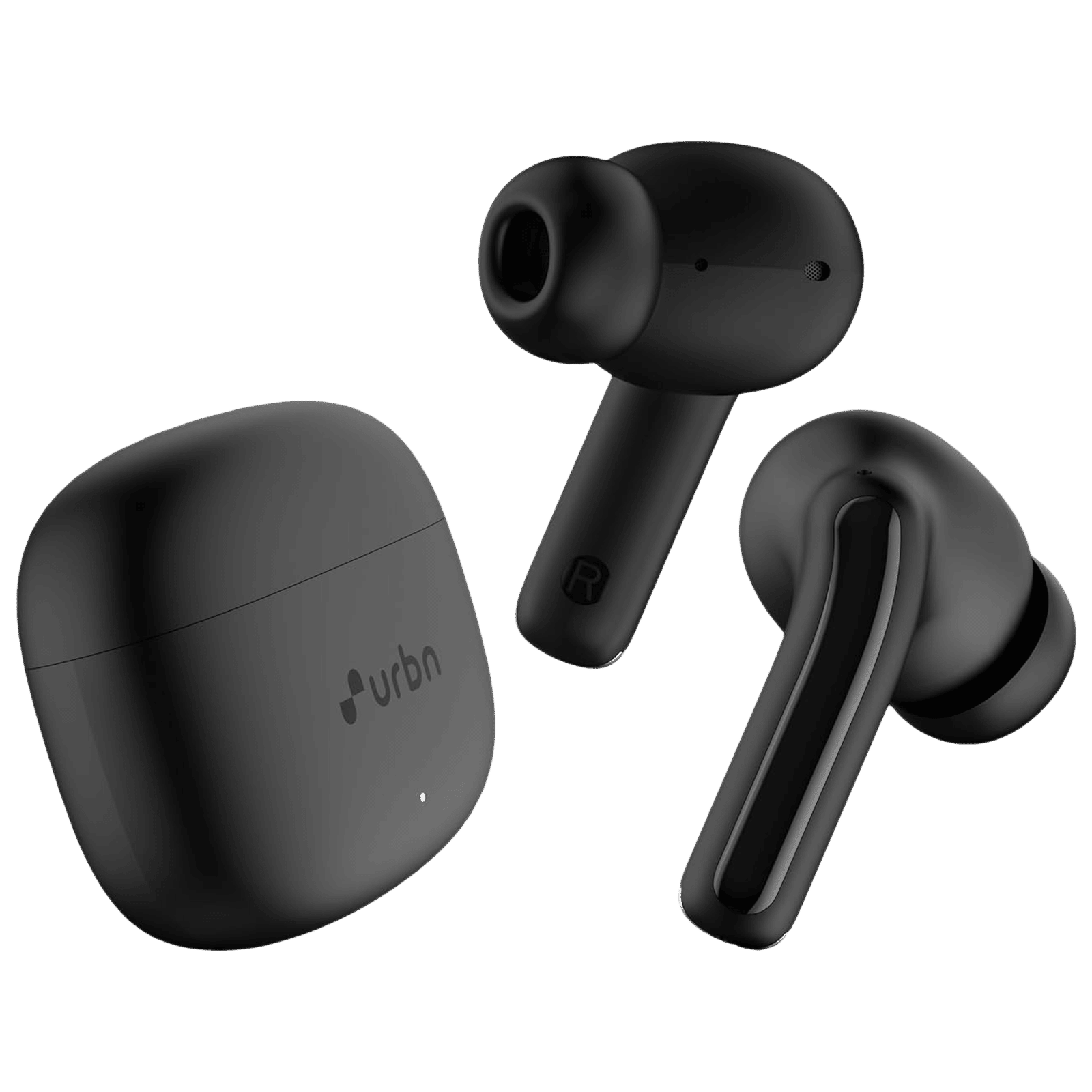 urbn Beat 650 TWS Earbuds with Environmental Noise Cancellation (IPX5 Water Resistant, Fast Charging, Black)_1