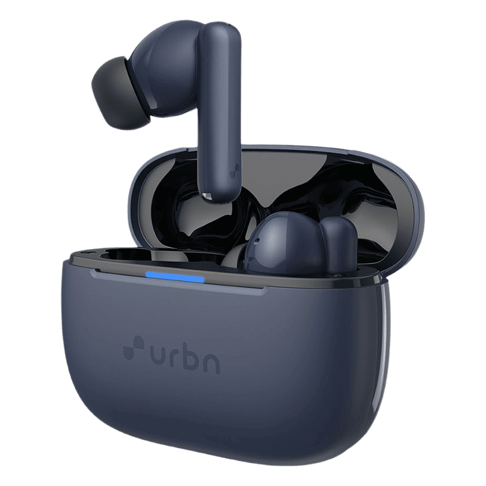 urbn Beat 700 TWS Earbuds with Active Noise Cancellation (IPX5 Water Resistant, Fast Charging, Blue)_1