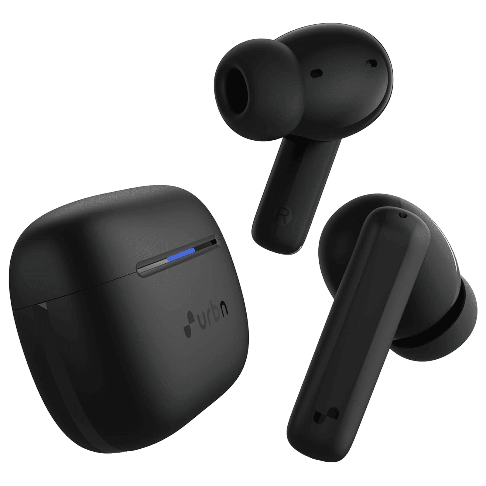 urbn Beat 700 TWS Earbuds with Active Noise Cancellation (IPX5 Water Resistant, Fast Charging, Black)_1