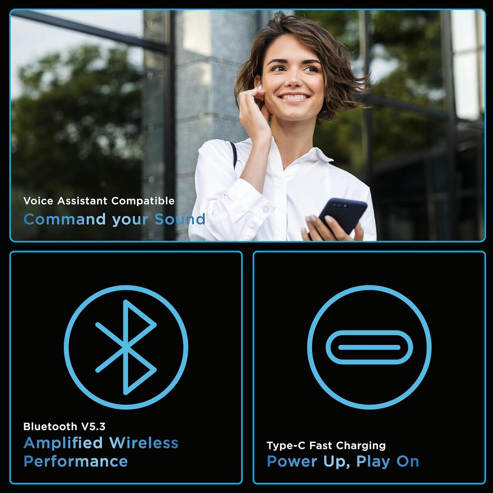 urbn Beat 700 TWS Earbuds with Active Noise Cancellation (IPX5 Water Resistant, Fast Charging, Black)_11