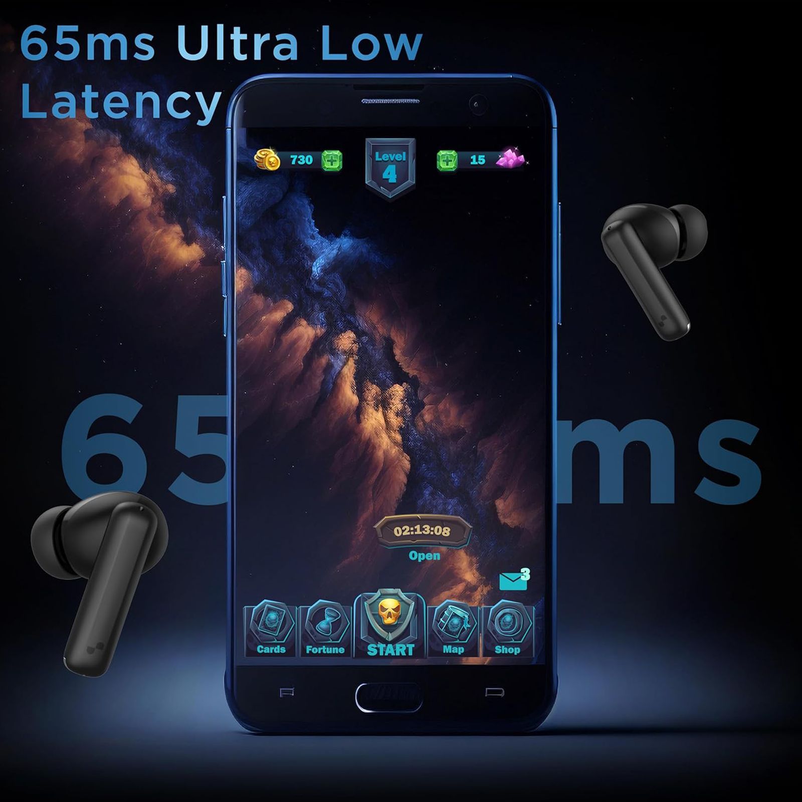 urbn Beat 700 TWS Earbuds with Active Noise Cancellation (IPX5 Water Resistant, Fast Charging, Black)_14