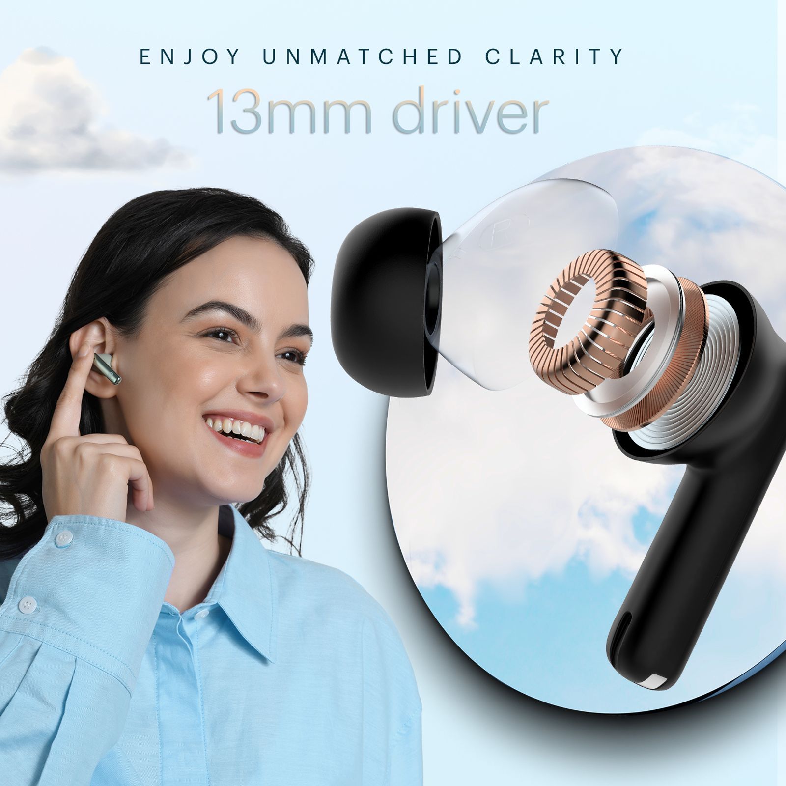 noise Air Buds Pro 3 TWS Earbuds with Active Noise Cancellation (IPX5 Water Resistant, Instacharge, Space Black)_4