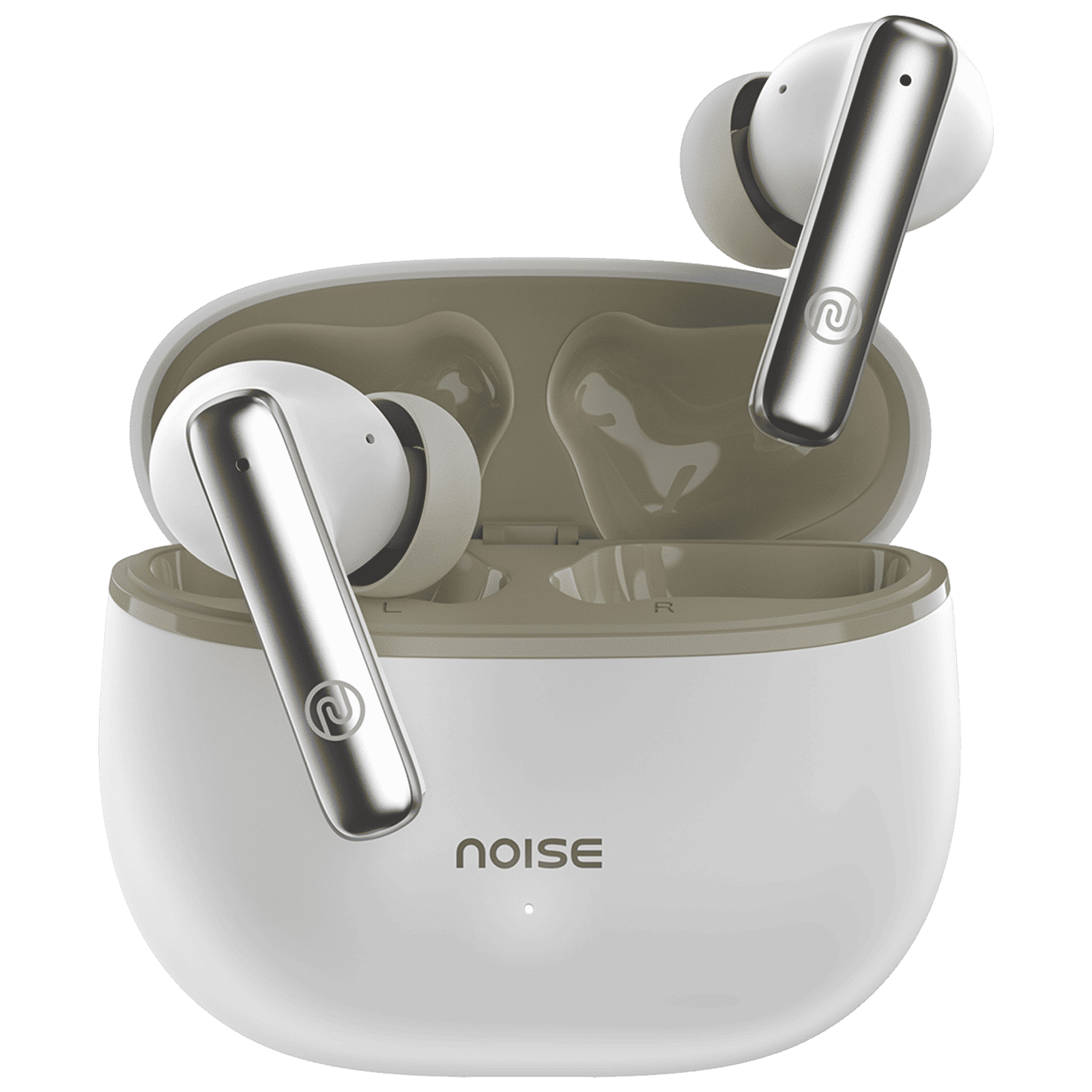 noise Air Buds Pro 3 TWS Earbuds with Active Noise Cancellation (IPX5 Water Resistant, Instacharge, Serene White)_1