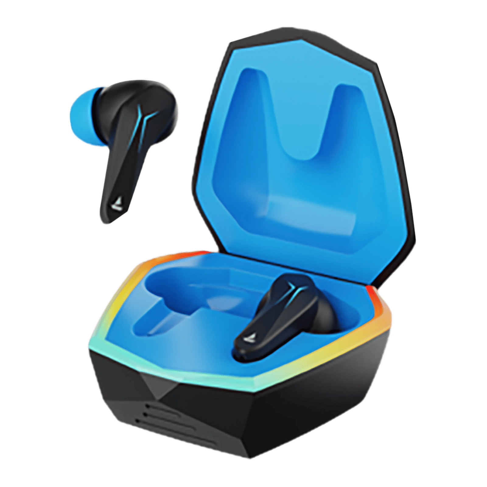 boAt Immortal 128 TWS Earbuds with Environmental Noise Cancellation (IPX4 Water & Sweat Resistant, ASAP Charge, Black Sabre)_1