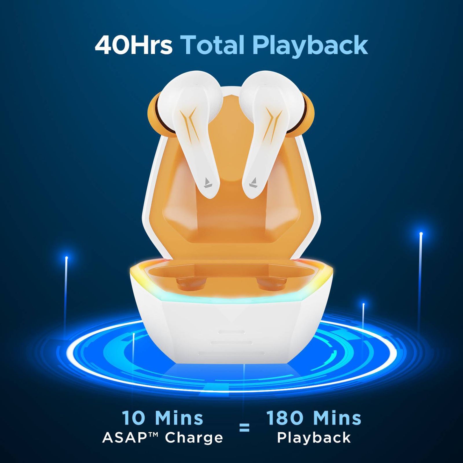 boAt Immortal 128 TWS Earbuds with Environmental Noise Cancellation (IPX4 Water & Sweat Resistant, ASAP Charge, White Sabre)_4