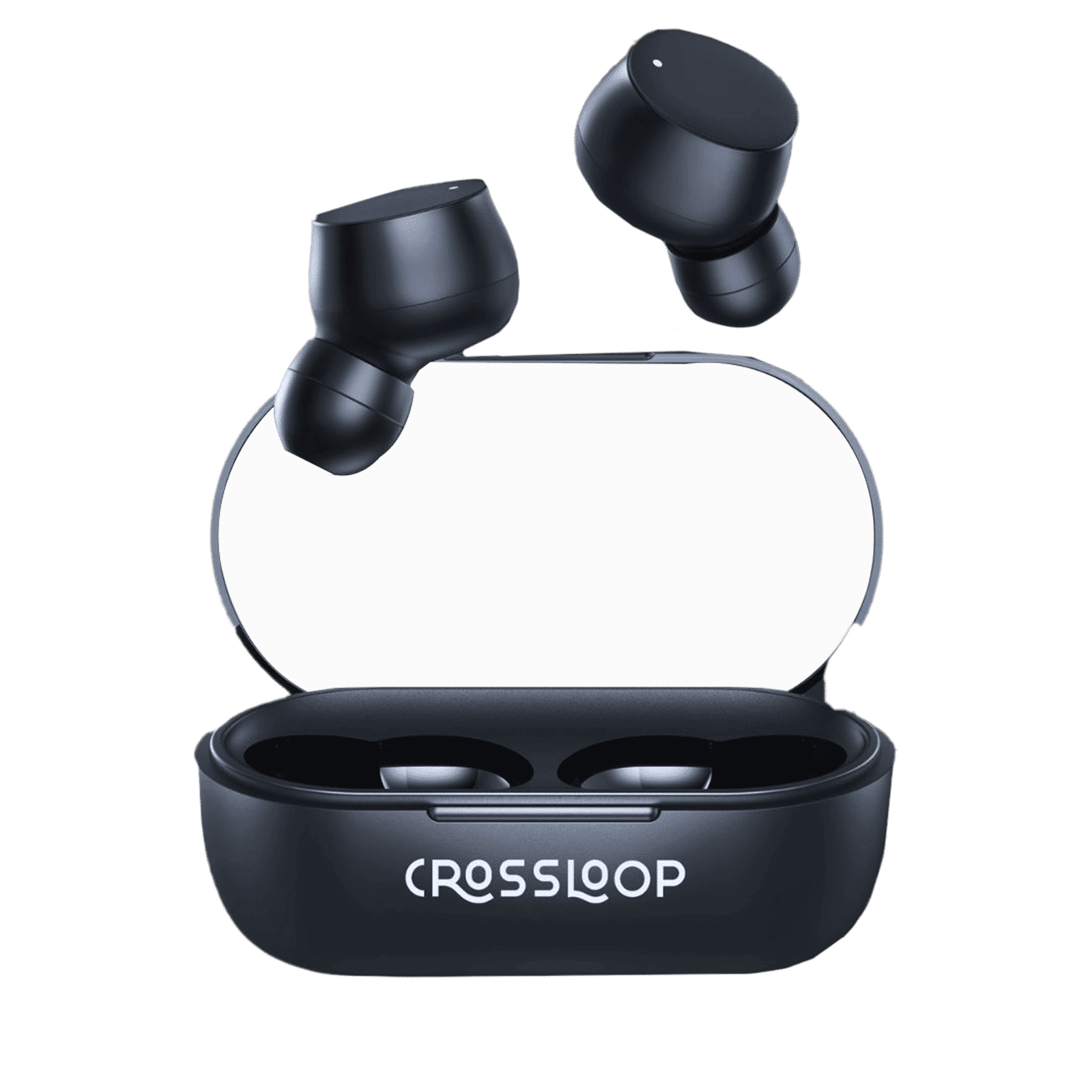 CROSSLOOP Bliss Podz Gen 421 TWS Earbuds (IPX3 Sweat Resistant, Auto Pairing, Black)_1