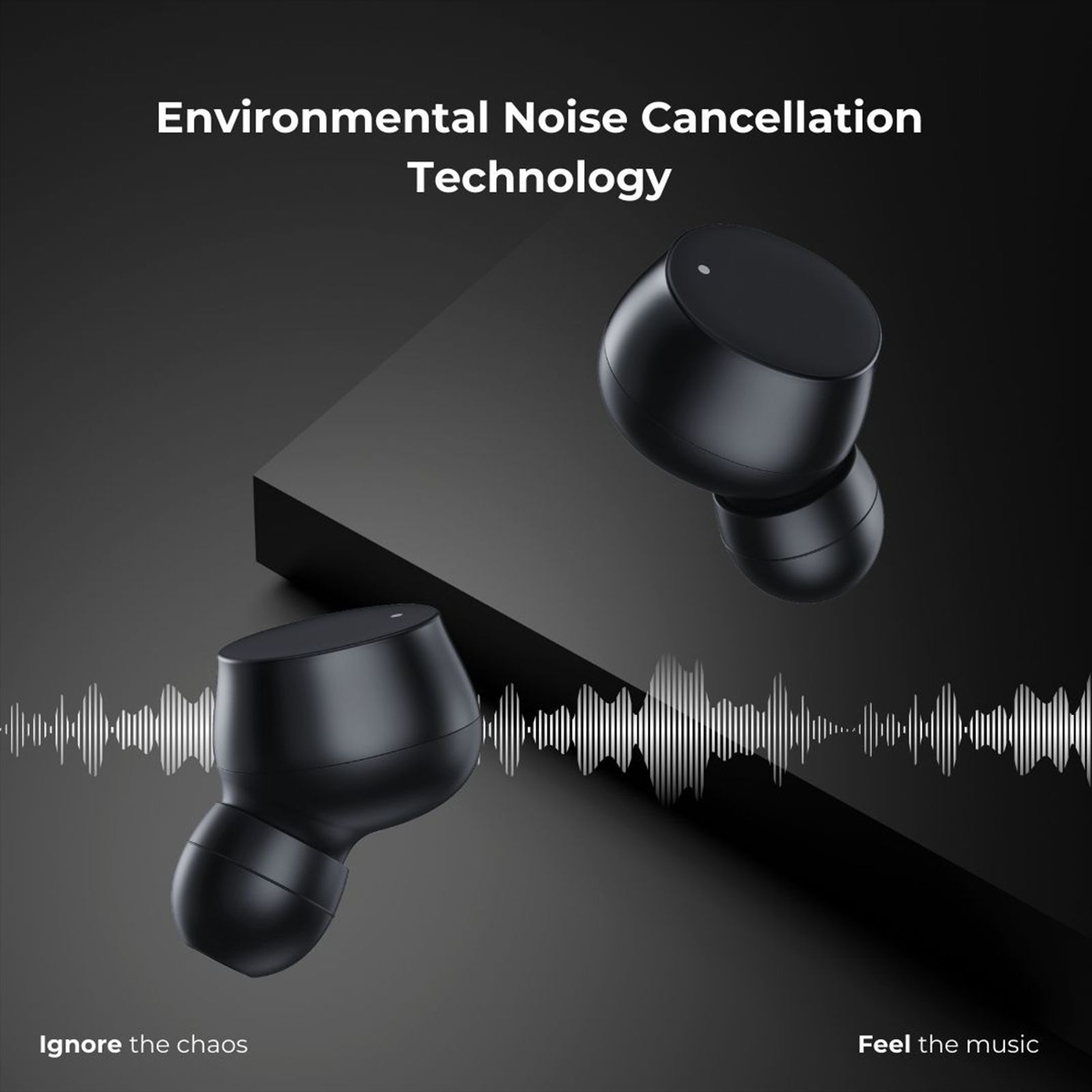 CROSSLOOP Bliss Podz Gen 421 TWS Earbuds (IPX3 Sweat Resistant, Auto Pairing, Black)_5