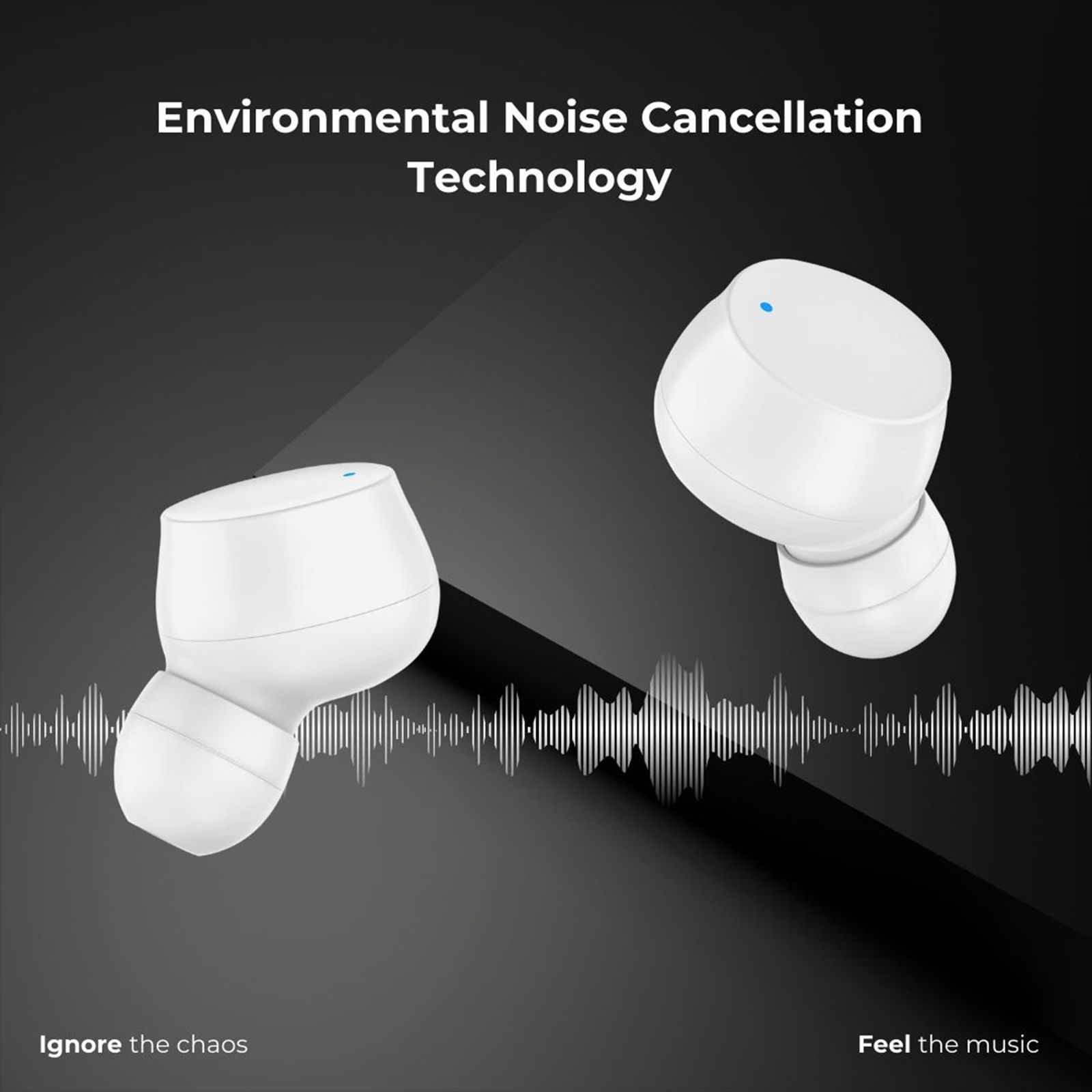 CROSSLOOP Bliss Podz Gen 421 TWS Earbuds (IPX3 Sweat Resistant, Auto Pairing, White)_5