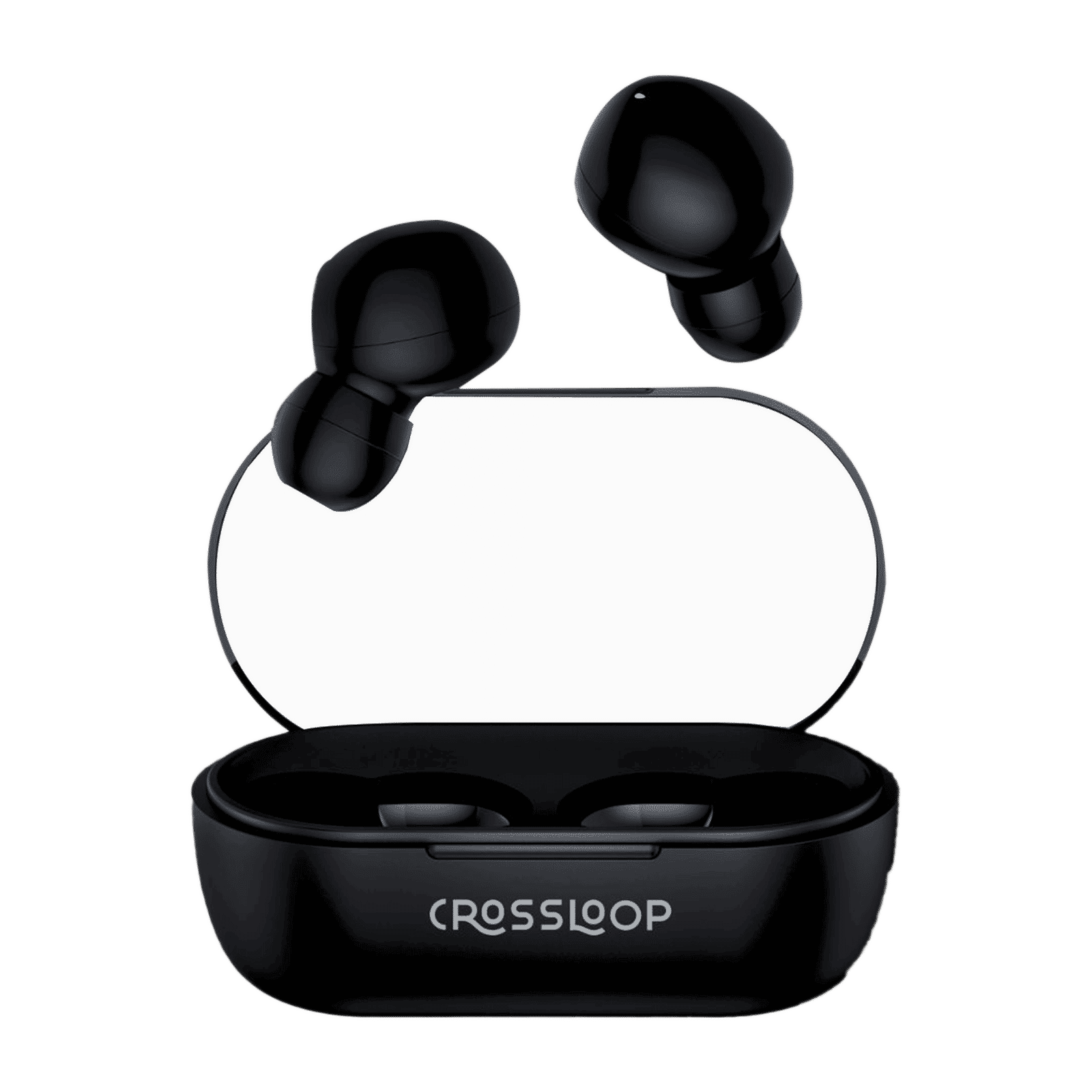 CROSSLOOP Joy Zee Gen 521 TWS Earbuds (IPX3 Sweat Resistant, Auto Pairing, Black)_1