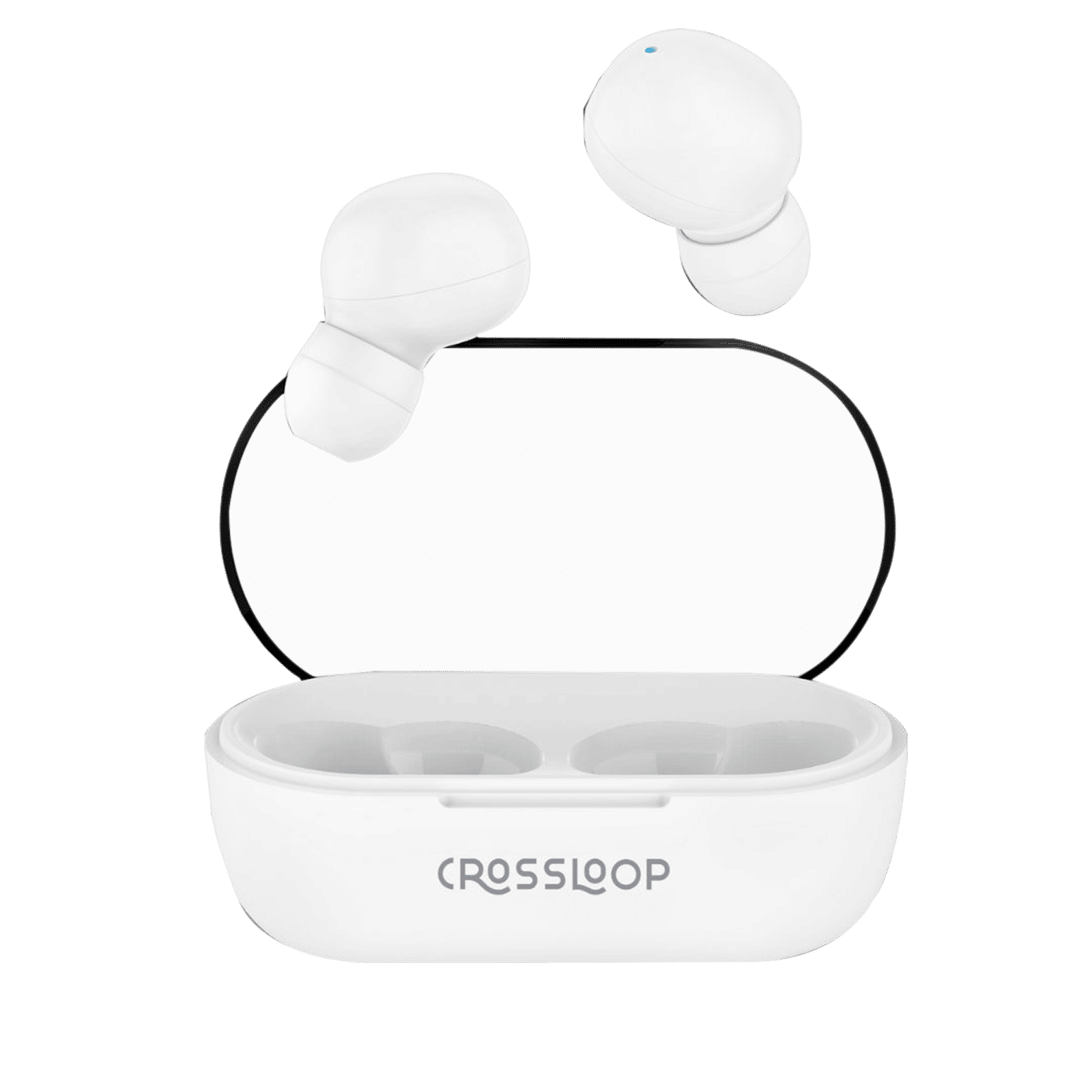 CROSSLOOP Joy Zee Gen 521 TWS Earbuds (IPX3 Sweat Resistant, Auto Pairing, White)_1