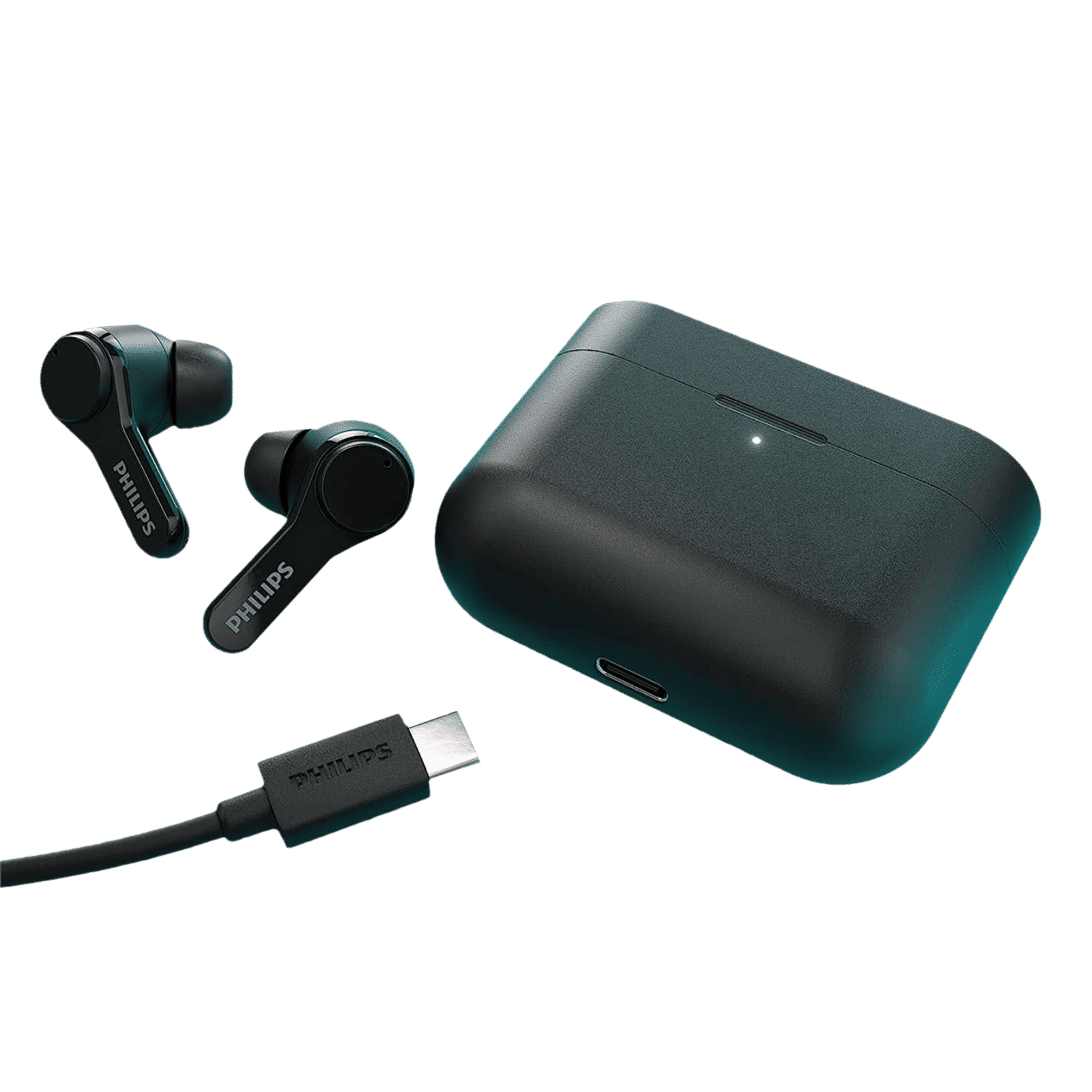 PHILIPS TAT3217BK00 TWS Earbuds with Environmental Noise Cancellation (IPX5 Water & Sweat Resistant, Quick Boost Charge, Black)_6