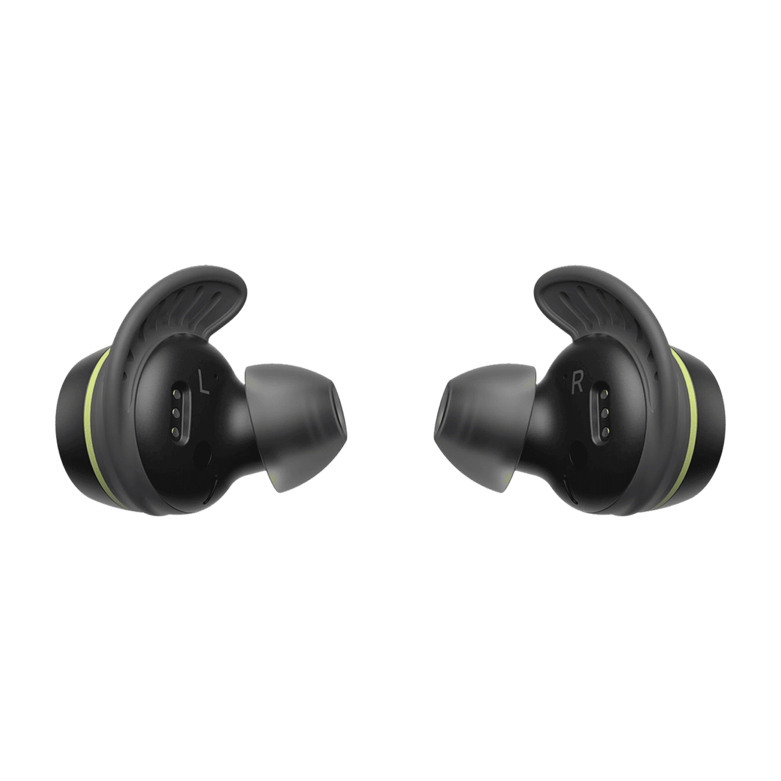 LG Tone Free Fit TONETF7Q TWS Earbuds with Active Noise Cancellation (IP67 Water Resistant, Bass Boost Technology, Black Lime)_7