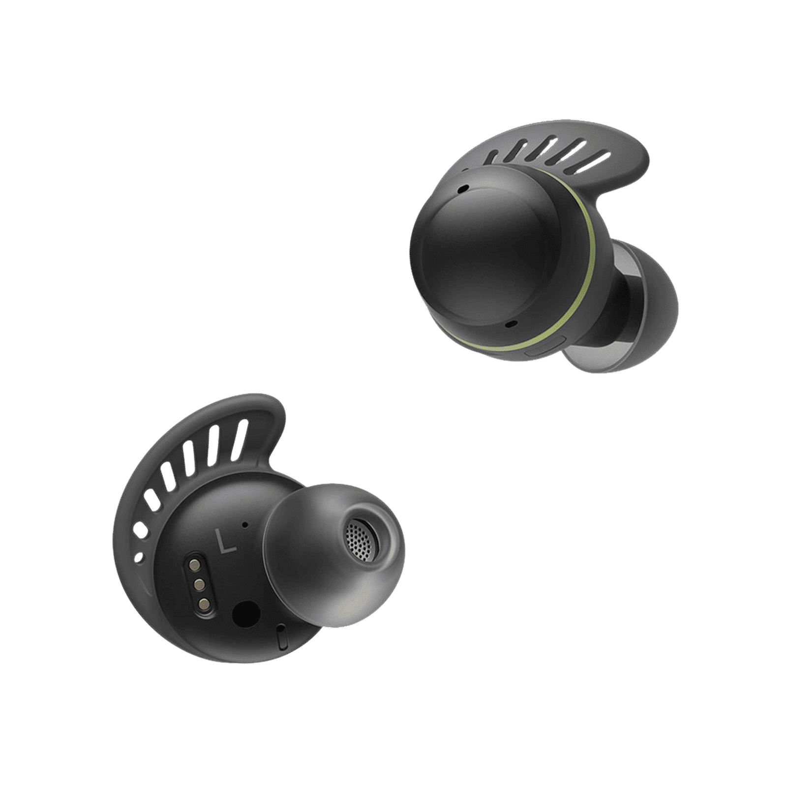 LG Tone Free Fit TONETF7Q TWS Earbuds with Active Noise Cancellation (IP67 Water Resistant, Bass Boost Technology, Black Lime)_10