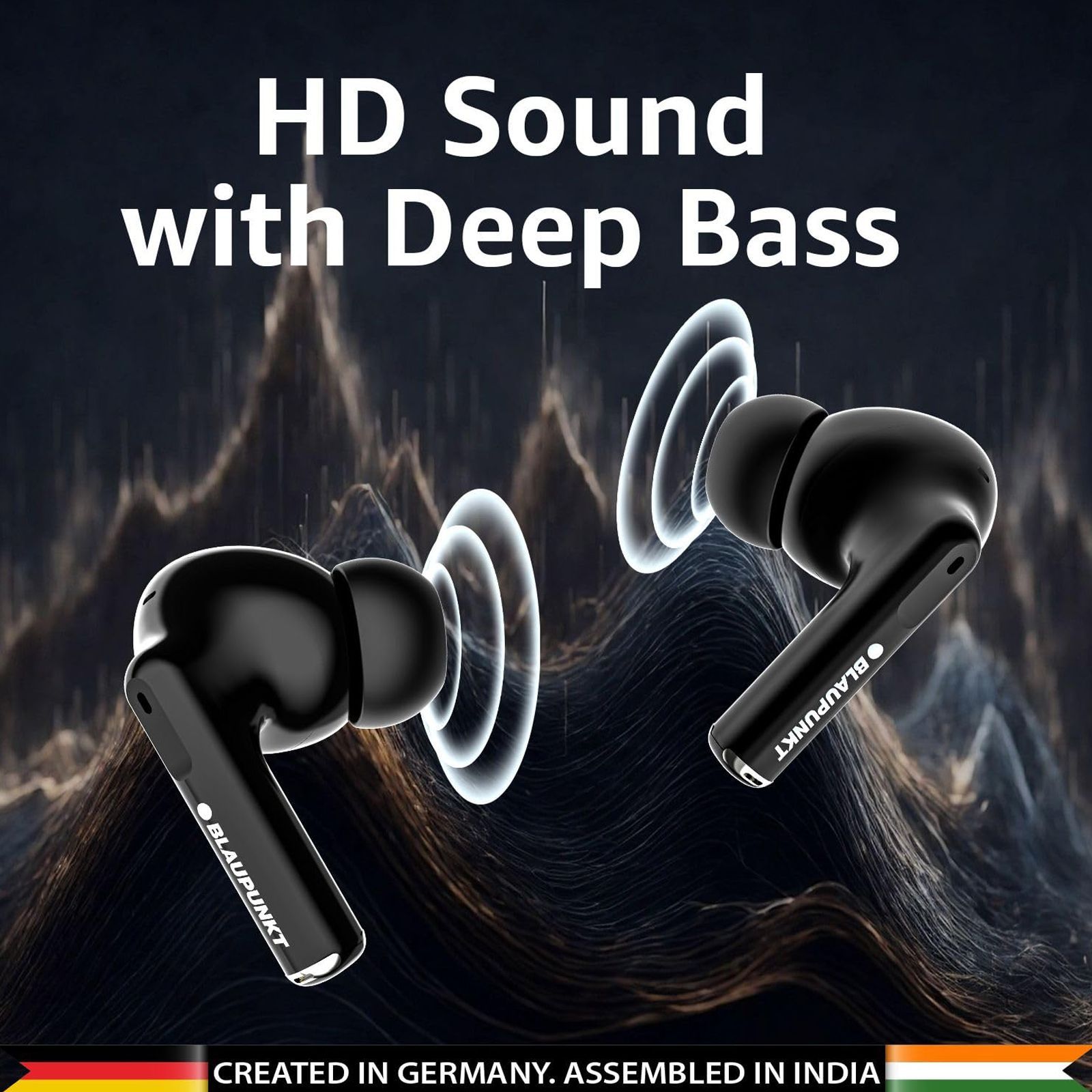 BLAUPUNKT BTW09 AIR TWS Earbuds (IPX4 Sweat & Water Resistant, Turbovolt Charging, Black)_6