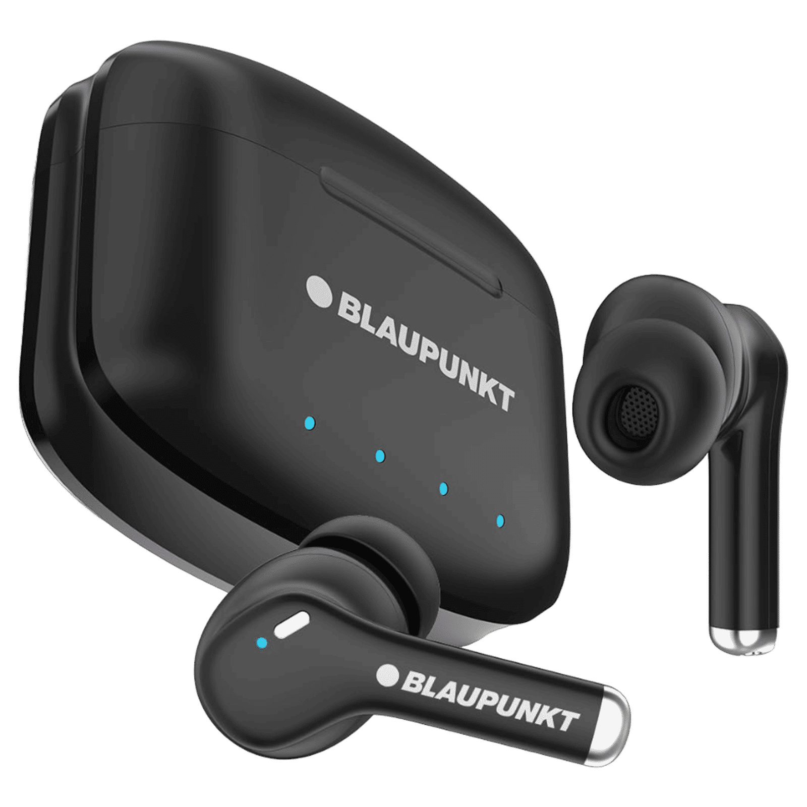 Blaupunkt BTW100 Xtreme TWS Earbuds with Adaptive Noise Cancellation (Turbovolt Charging, Black)_1