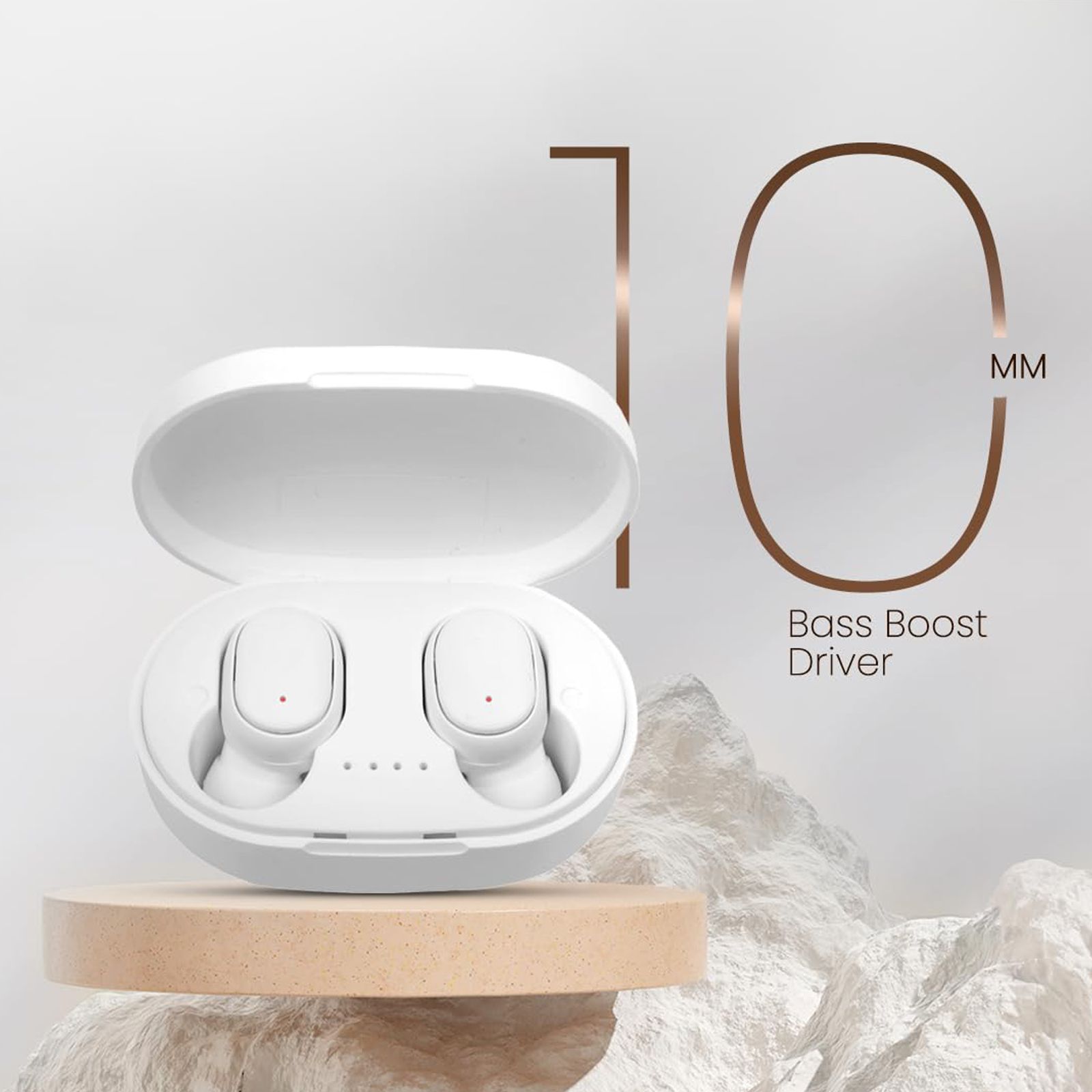 LUMIFORD Max T40 TWS Earbuds with Environmental Noise Cancellation (IPX4 Water Resistant, Fast Charging, White)_5