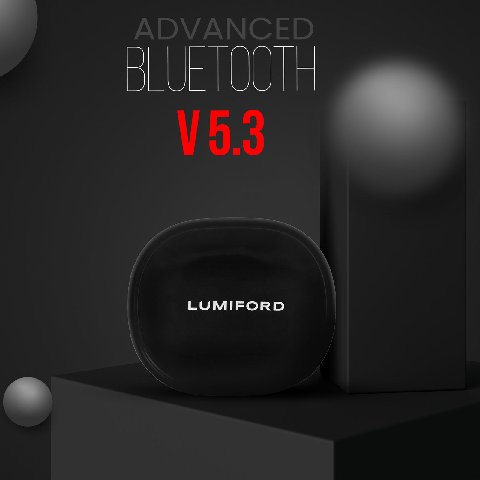 LUMIFORD Max T45 TWS Earbuds with Environmental Noise Cancellation (IPX4 Water Resistant, Distortion Free Technology, Black) LUMIFORD Max T45 TWS Earbuds with Environmental Noise Cancellation (IPX4 Water Resistant, Distortion Free Technology, Black)_3